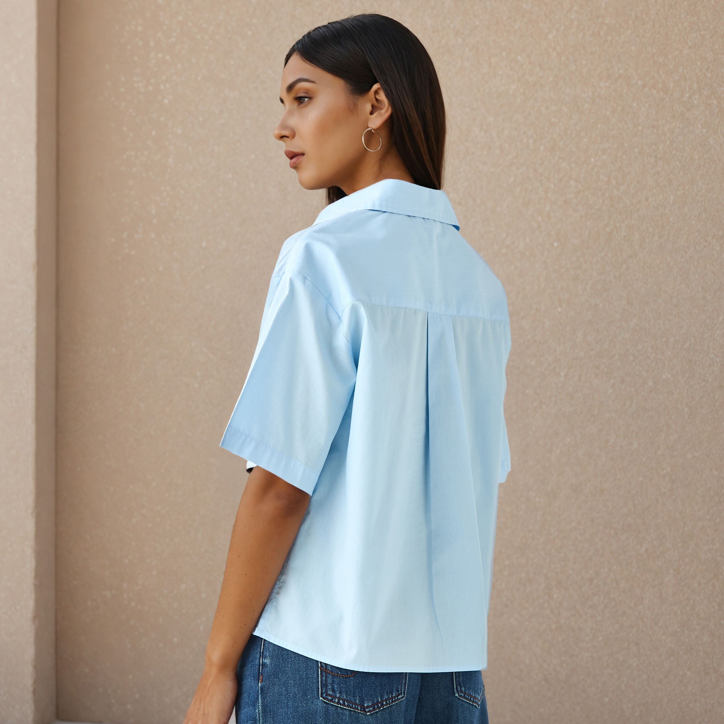 Cotton Shirt with Collar-women-clothing-shirtsandblouses-shirts-image-3