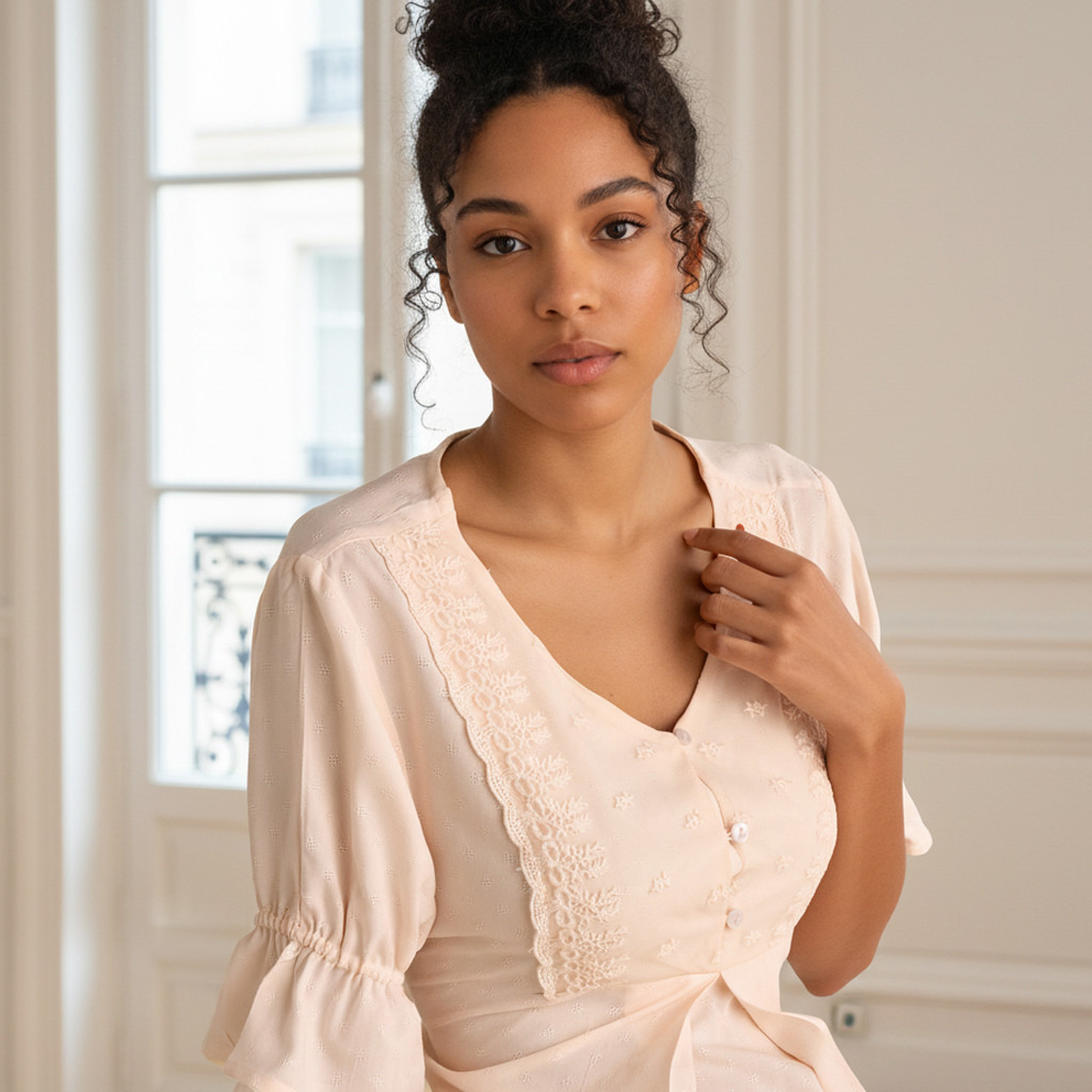 Pyjama Set Button Down Shirt & Trousers Viscose-women-clothing-nightwear-pyjamas-longsets-image-5