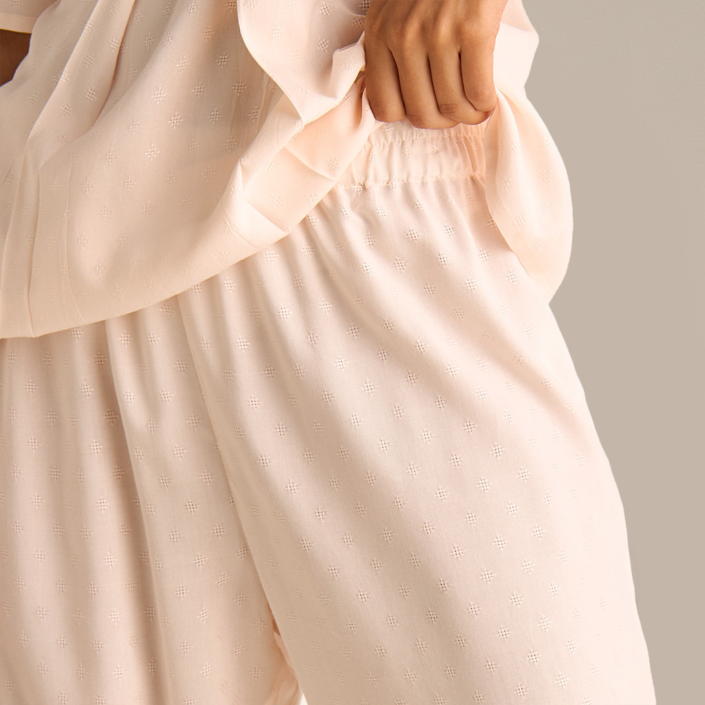 Pyjama Set Button Down Shirt & Trousers Viscose-women-clothing-nightwear-pyjamas-longsets-image-6