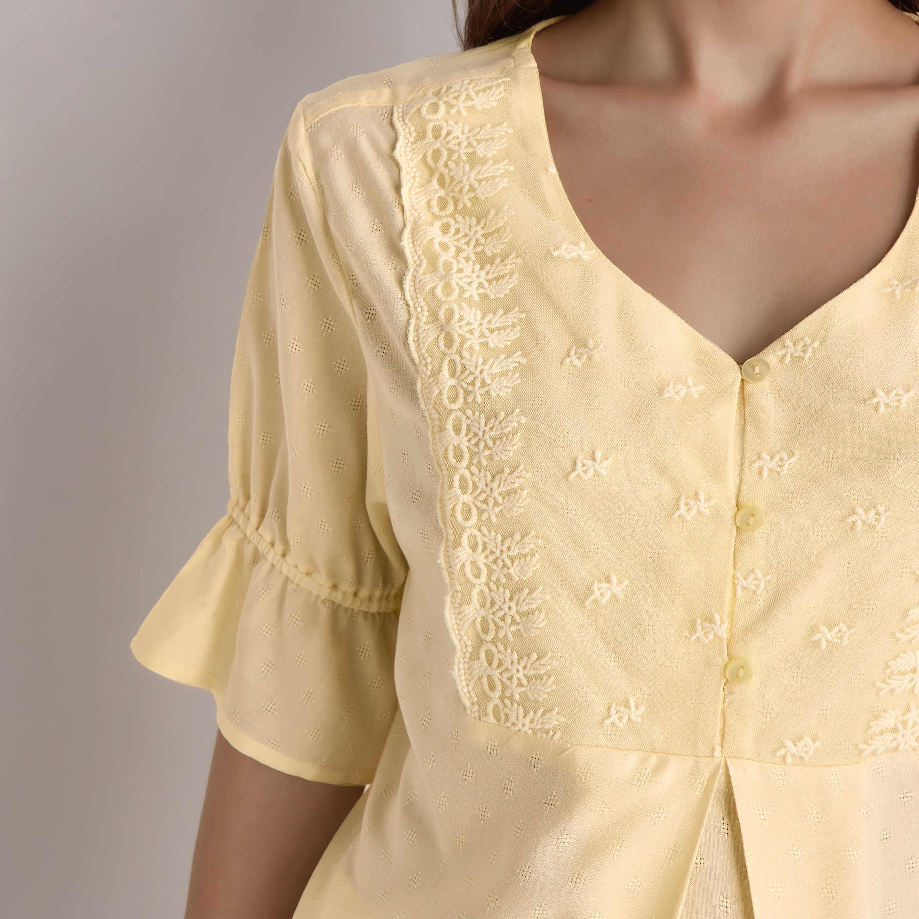 Pyjama Set Button Down Shirt & Trousers Viscose-women-clothing-nightwear-pyjamas-longsets-image-6