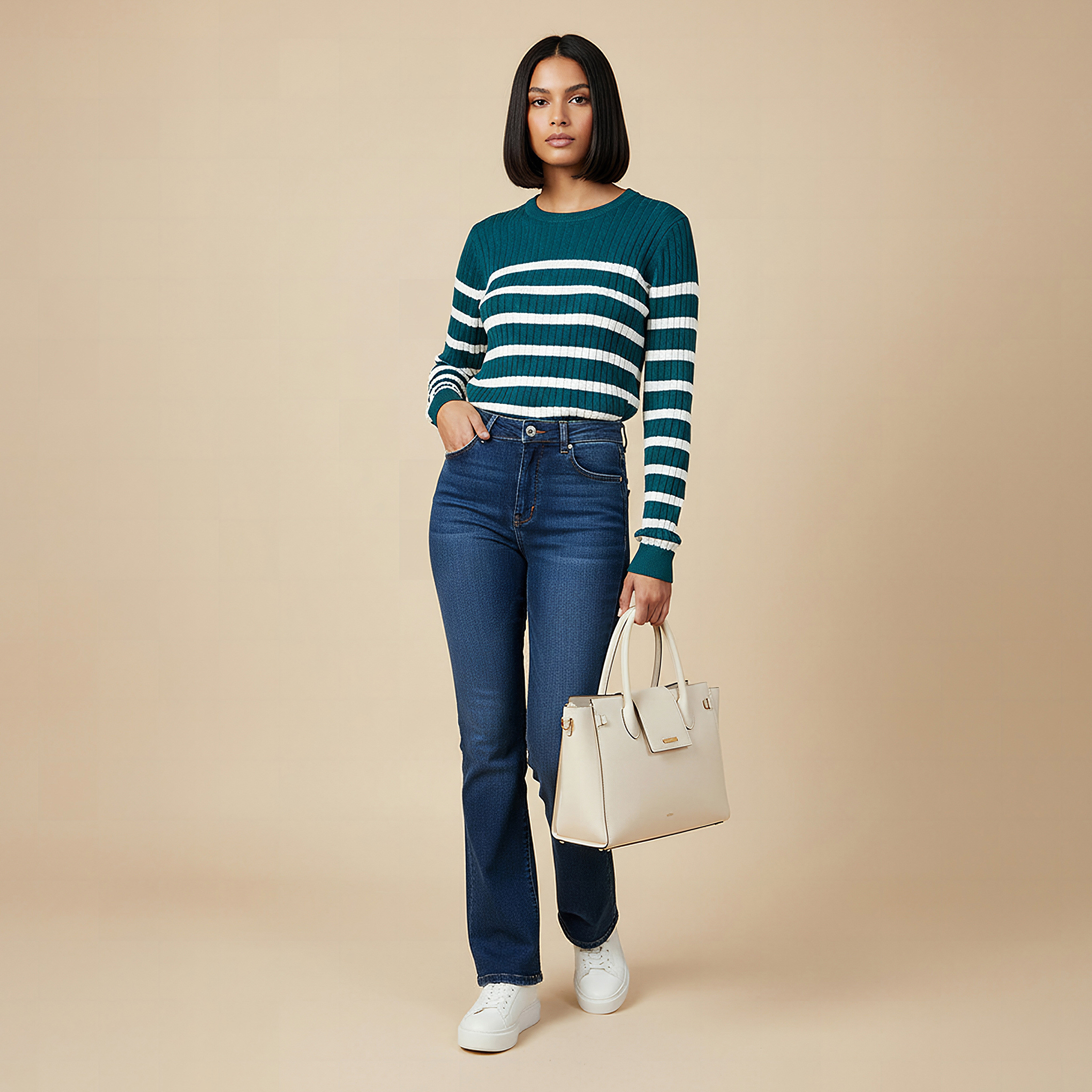 كنزة مخططة بياقة ضيقة-women-clothing-cardigansandjumpers-jumpers-image-17
