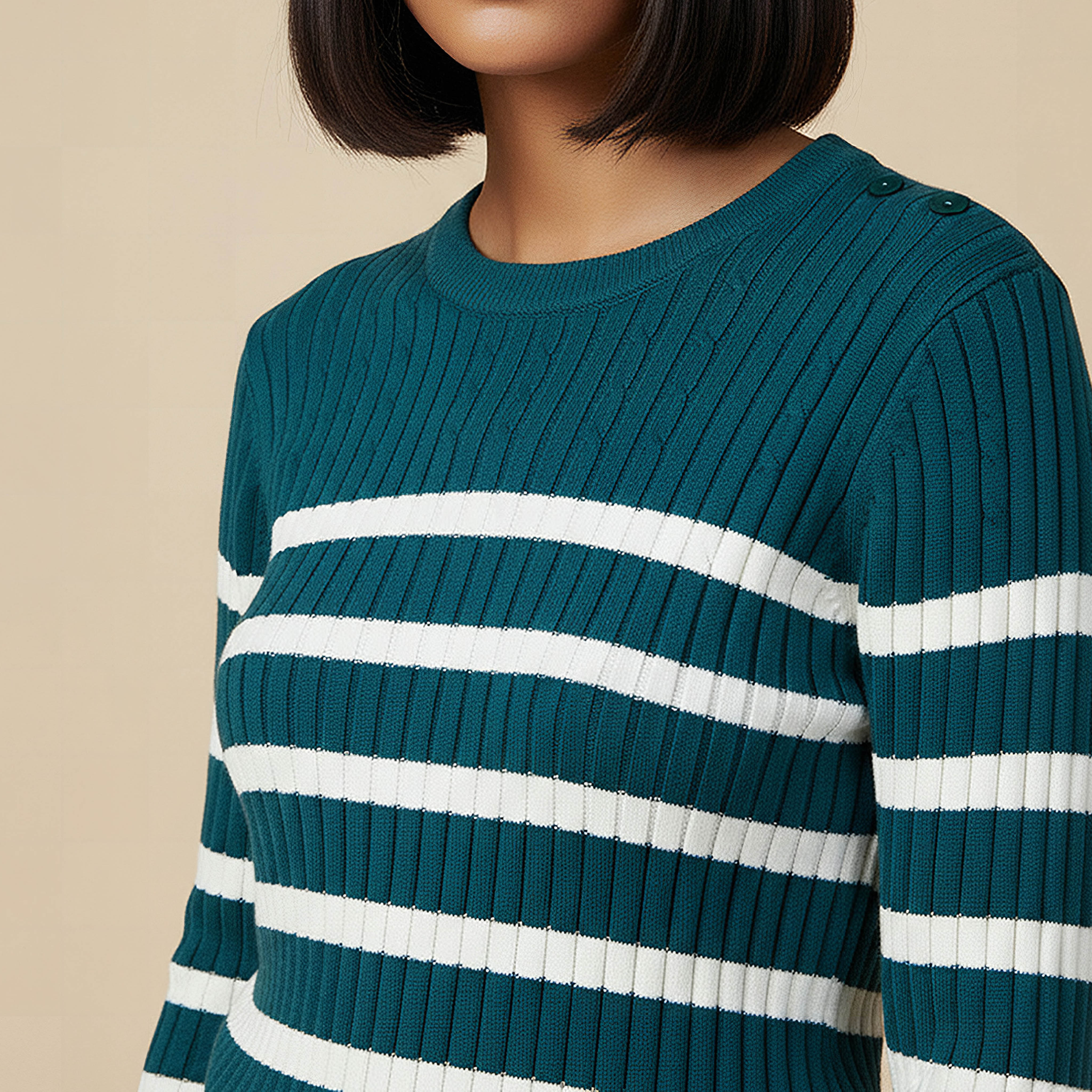 كنزة مخططة بياقة ضيقة-women-clothing-cardigansandjumpers-jumpers-image-19