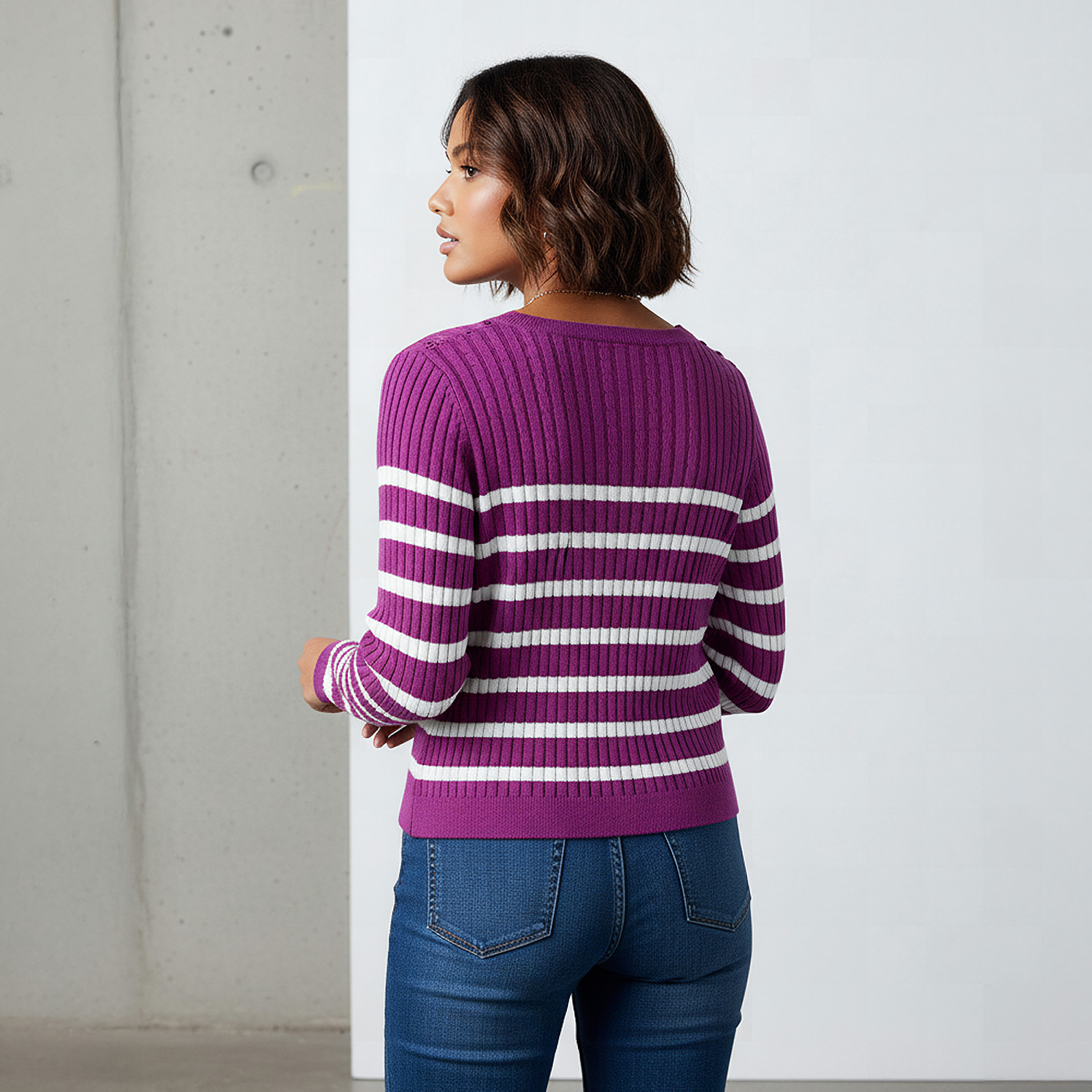 كنزة مخططة بياقة ضيقة-women-clothing-cardigansandjumpers-jumpers-image-13