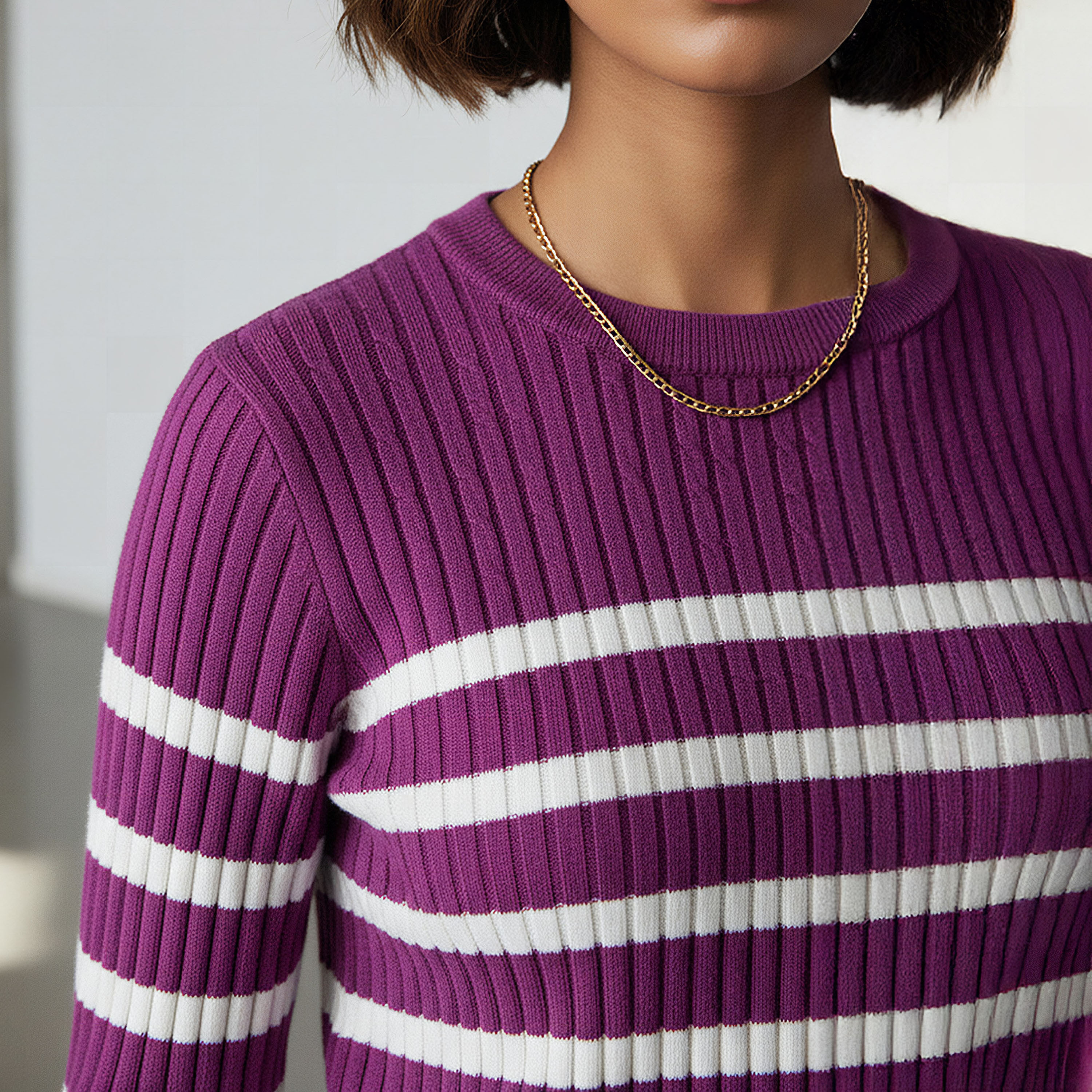 كنزة مخططة بياقة ضيقة-women-clothing-cardigansandjumpers-jumpers-image-14
