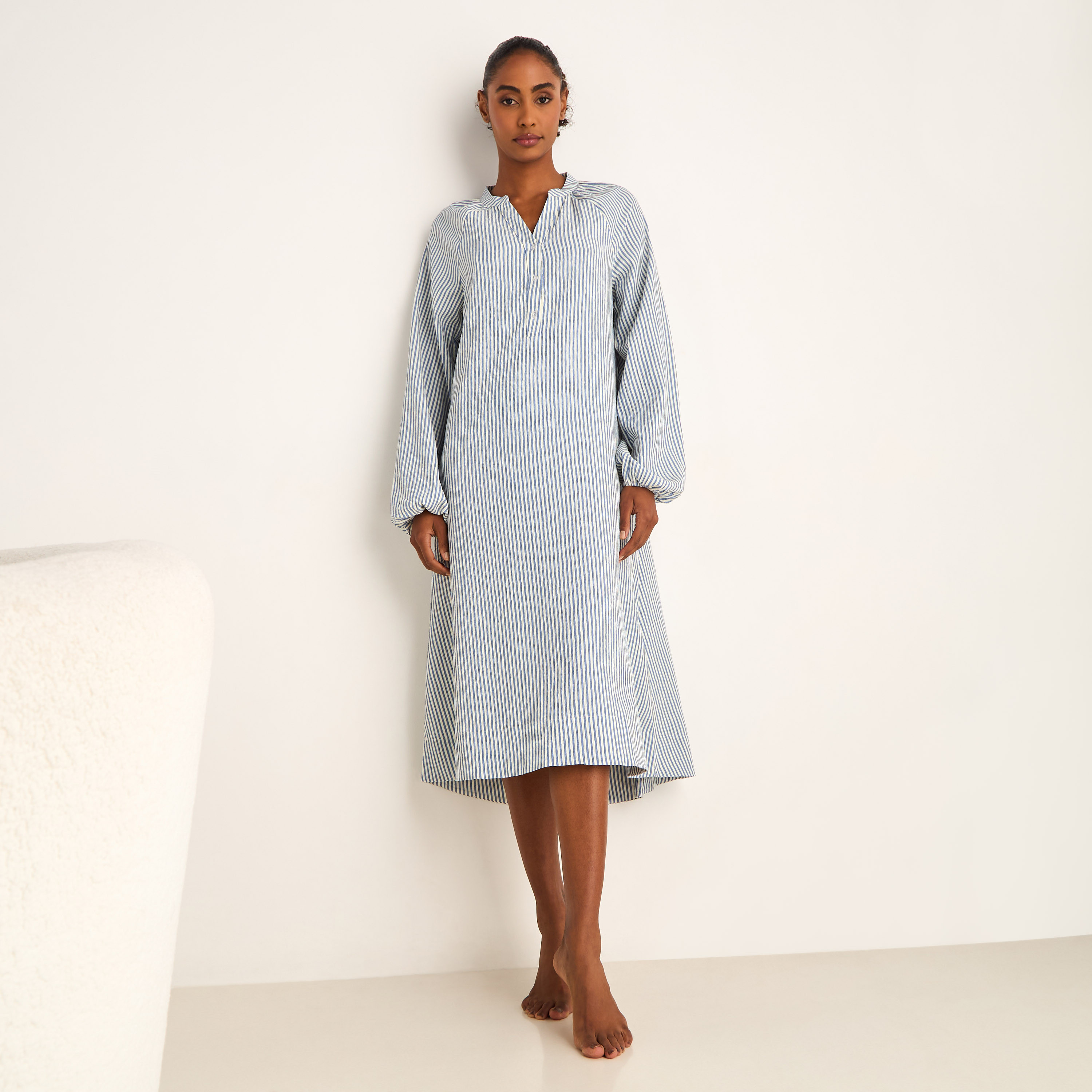 Striped Midi Dress with Long Sleeves-PROMO_SP_QA_BUNDLE_2FOR159_180925-image-2