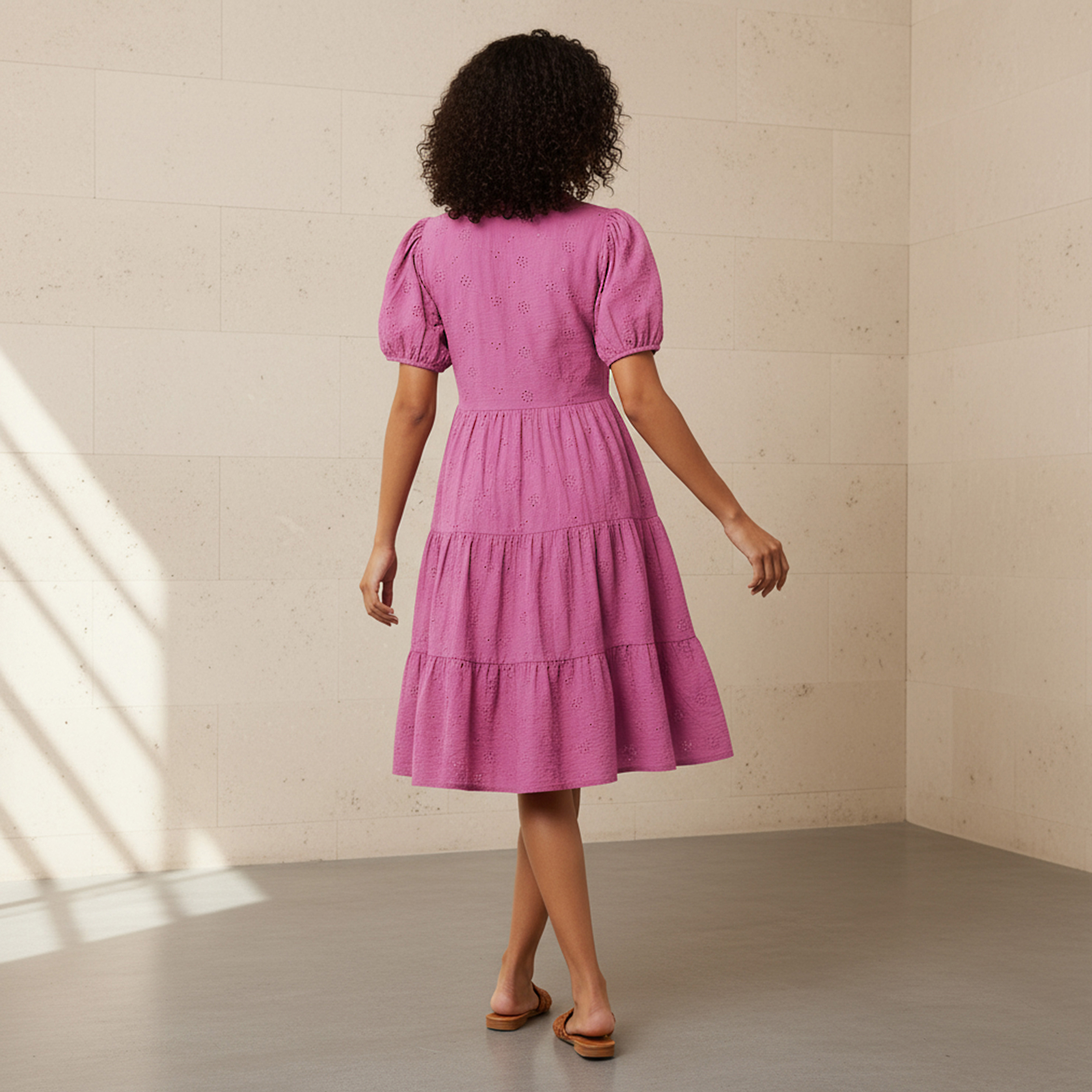 Schiffli Textured Tiered Women Dress with Collar-PROMO_SP_AE_2FOR169_110625-image-3