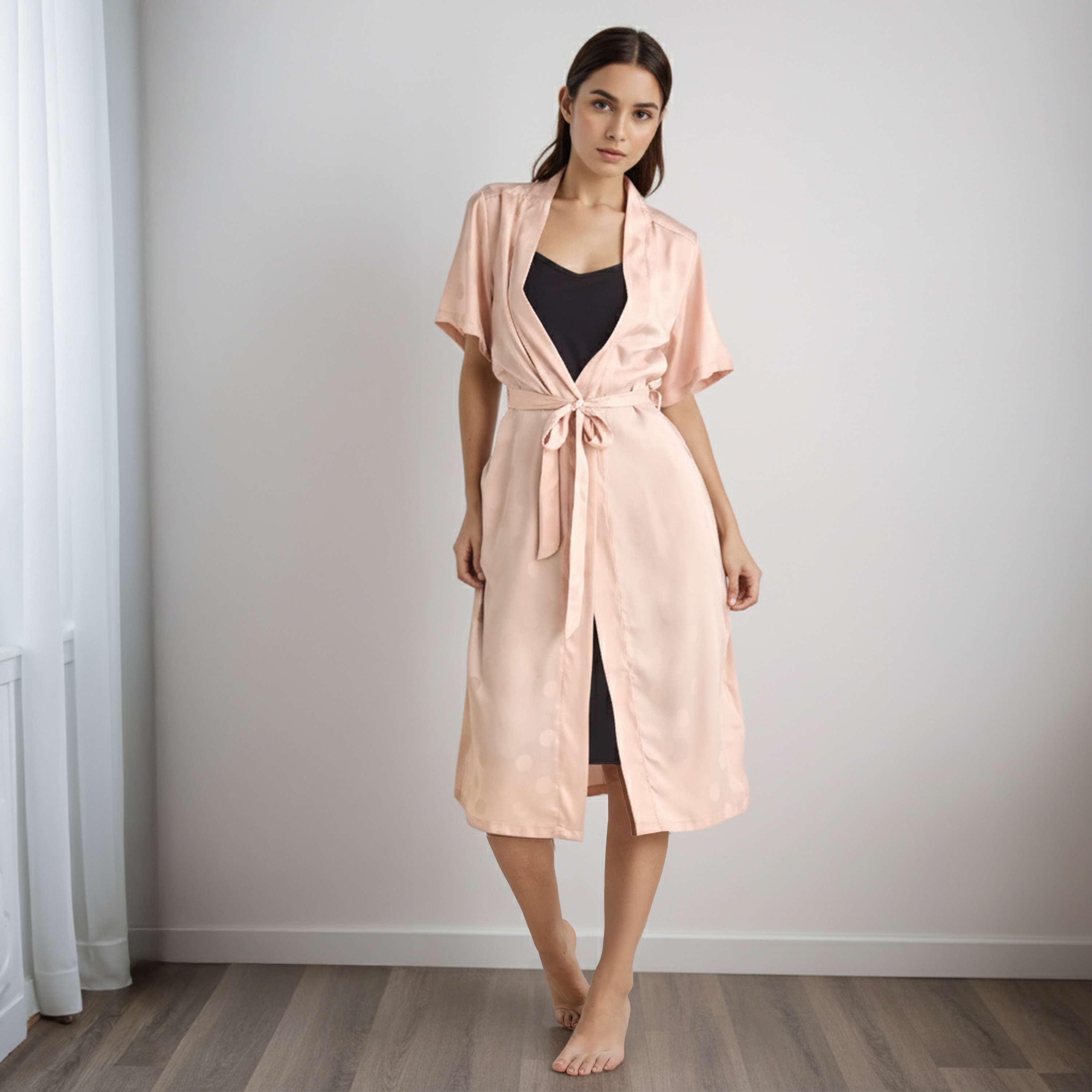 Jacquard Robe with Belt-women-clothing-nightwear-robes-image-1