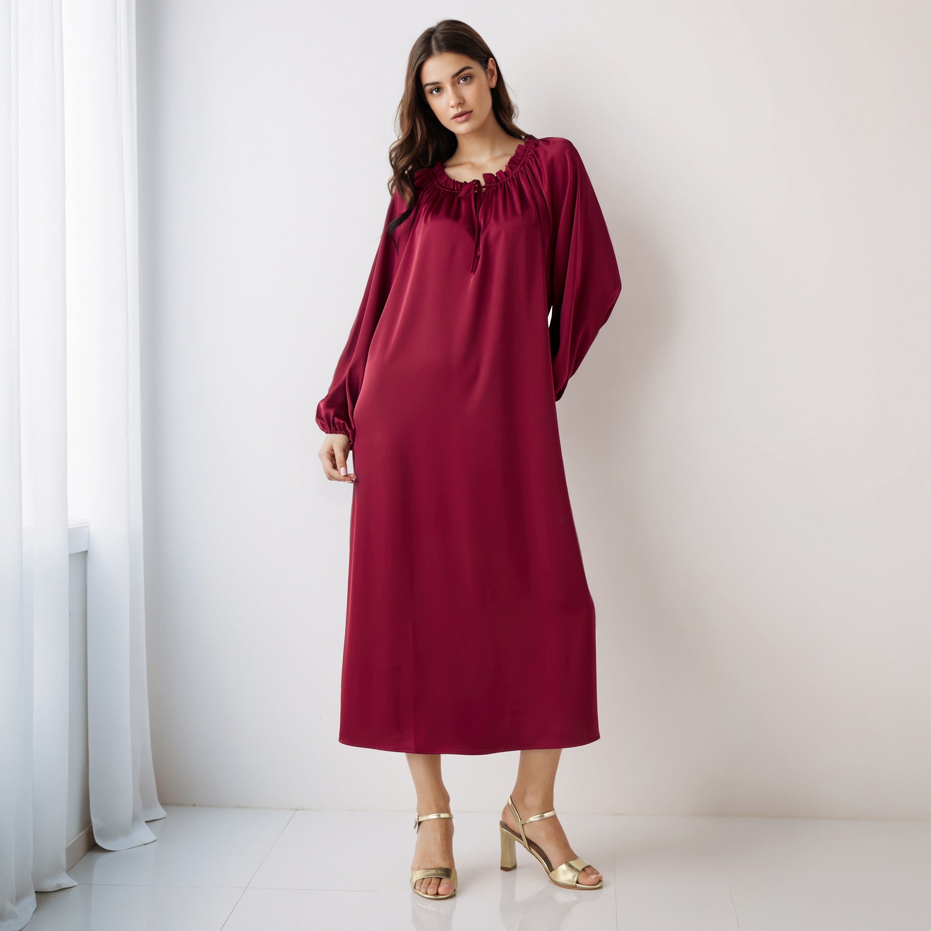 Shift Midi Dress with Tie-Ups-PROMO_SP_BH_BUNDLE_2FOR18_180925-image-1