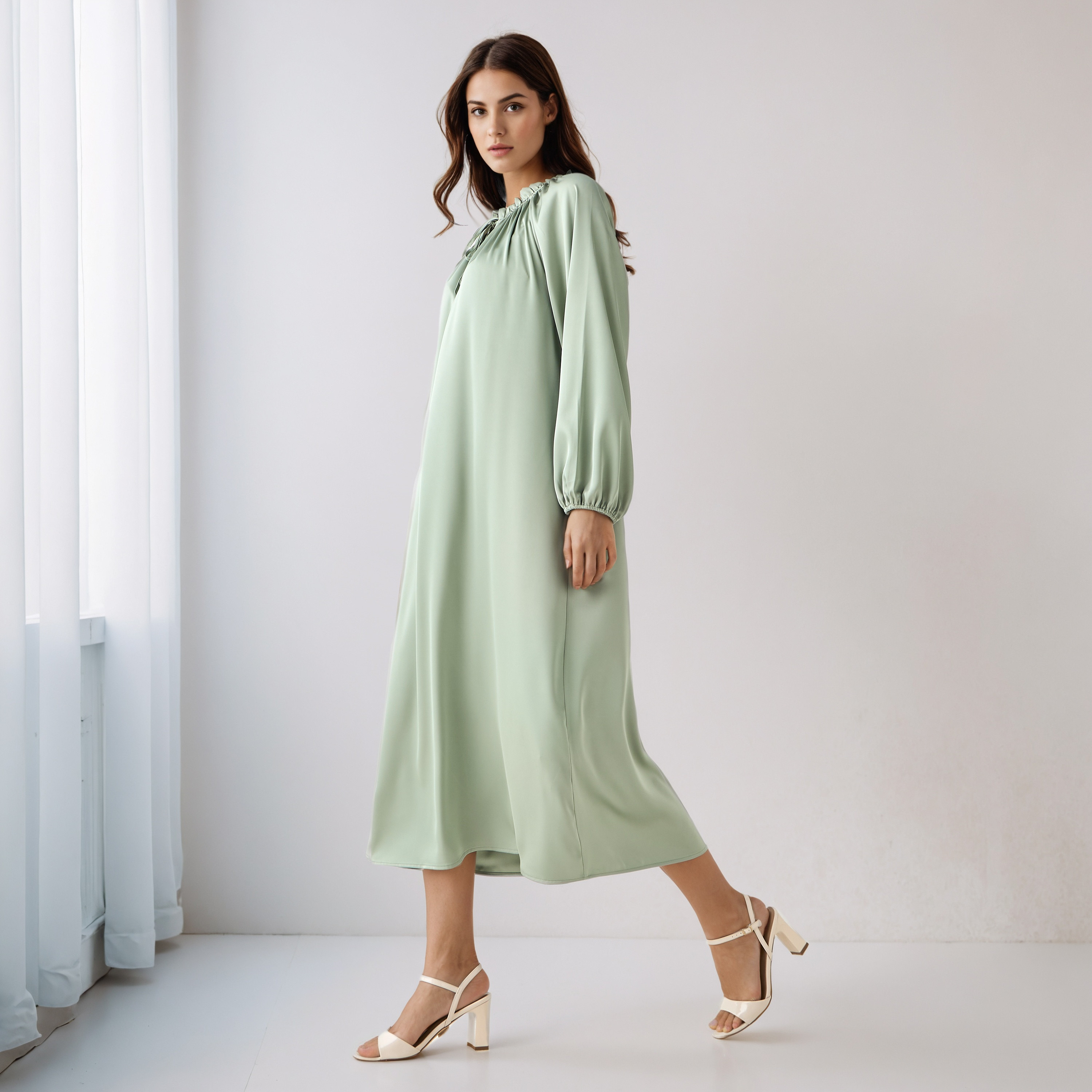 Shift Midi Dress with Tie-Ups-PROMO_SP_AE_2FOR169_110625-image-2