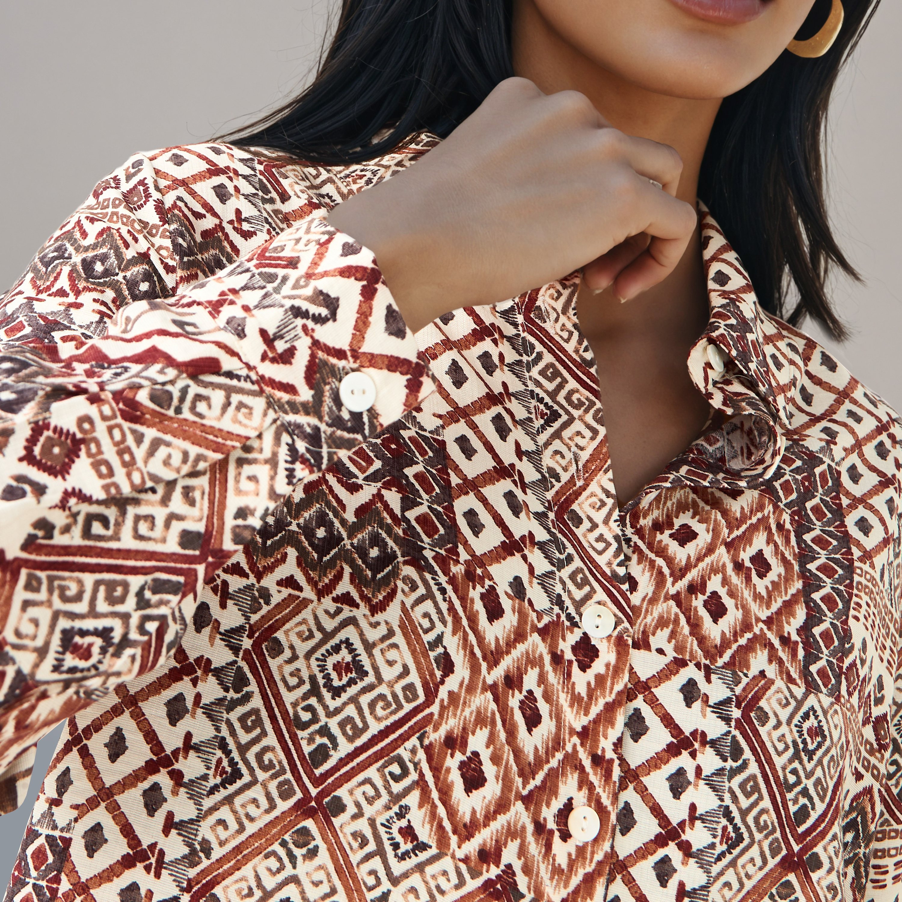 طقم قميص وبنطلون واسع الساقين-women-clothing-coordsets-image-5