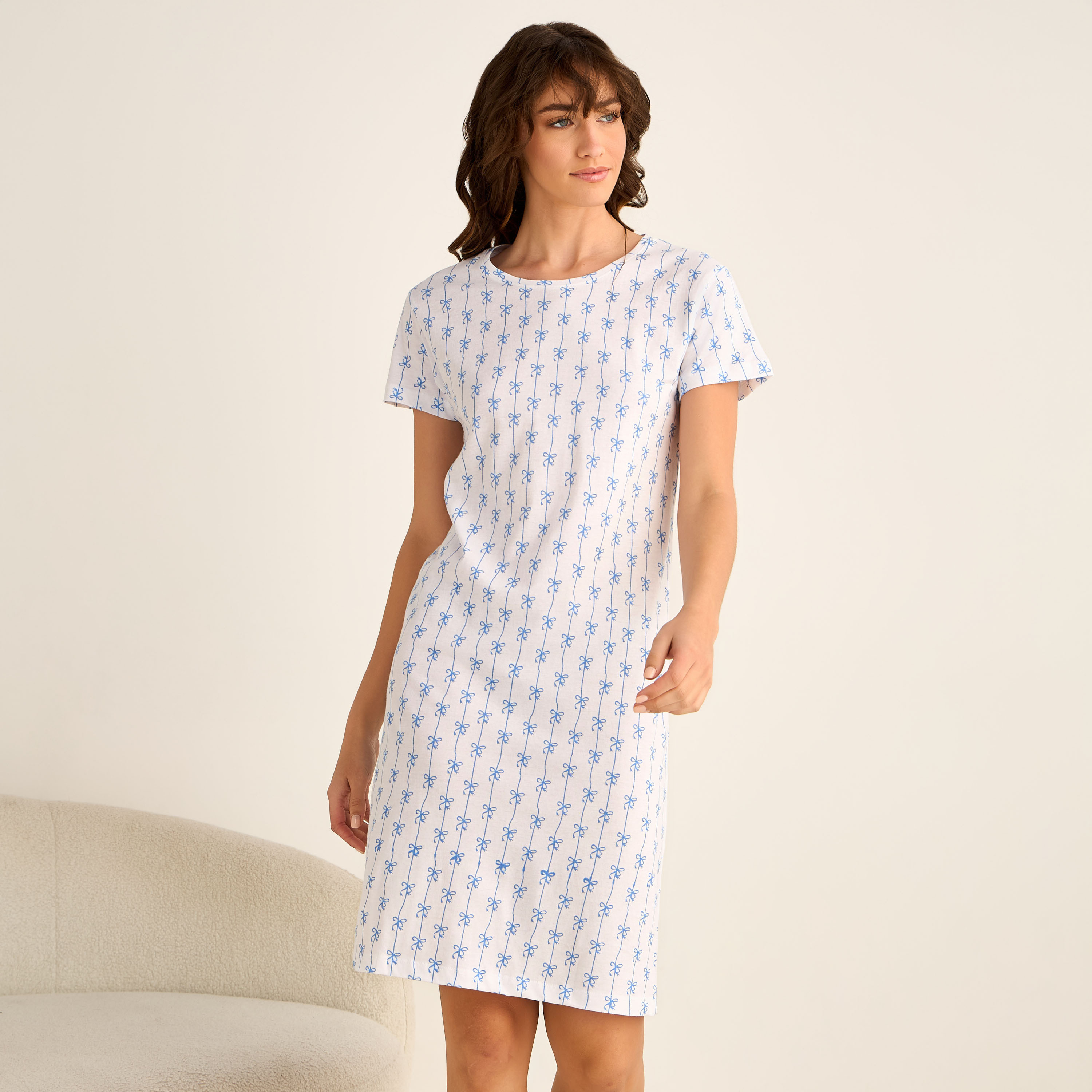 قميص نوم بطبعات وأكمام قصيرة-women-clothing-nightwear-nighties-image-5