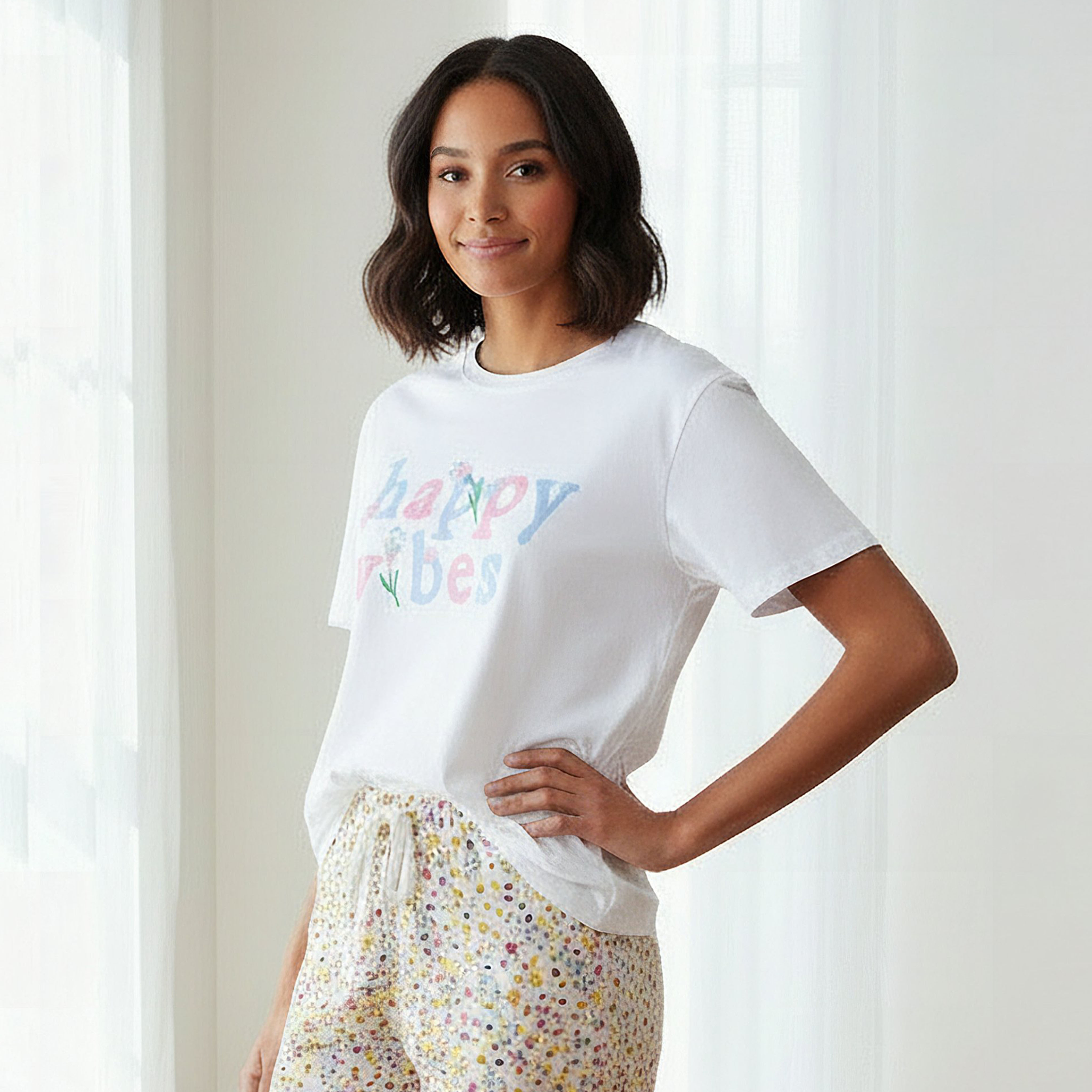 Pyjama Set Top & Trousers-women-clothing-nightwear-pyjamas-longsets-image-2