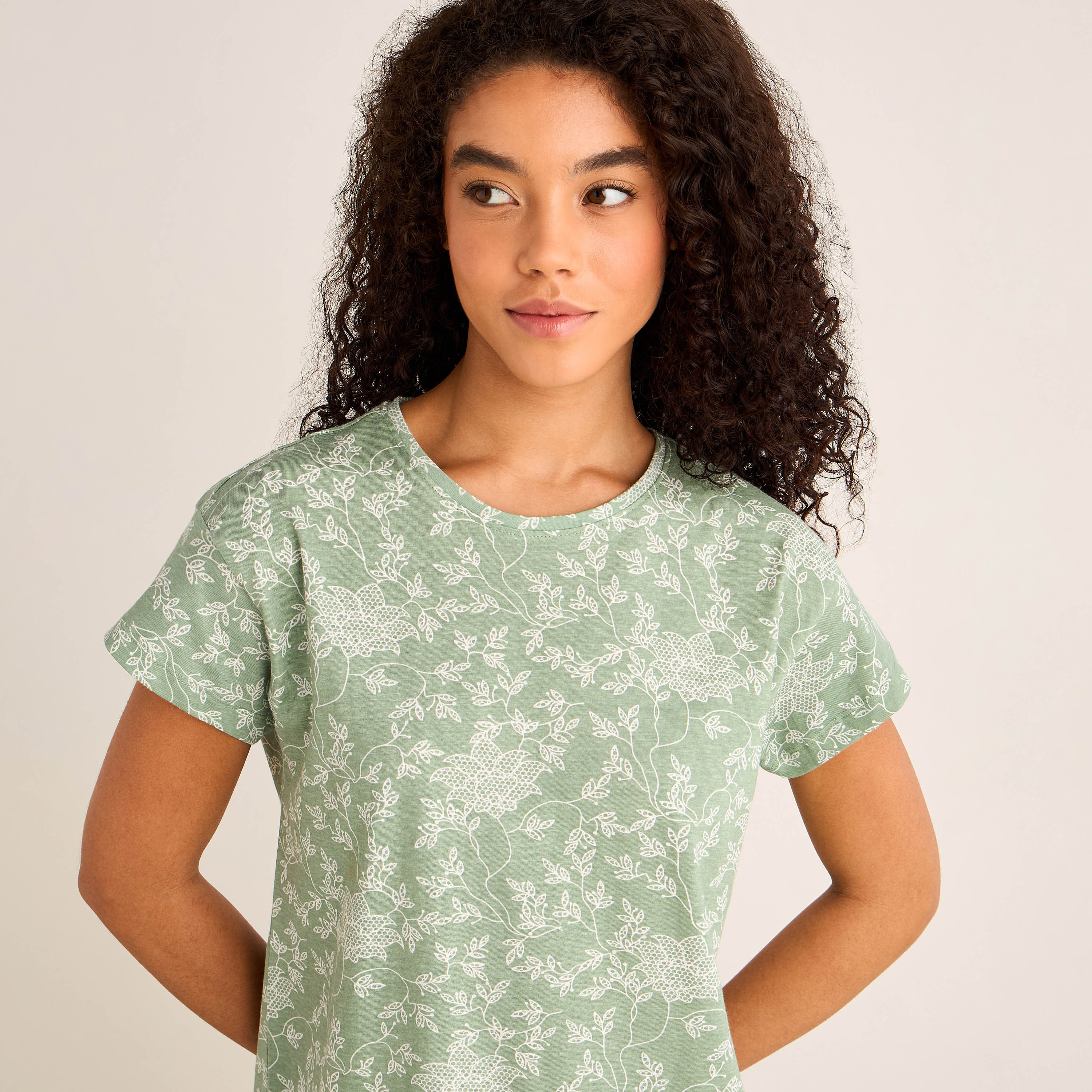 Pyjama Set Top & Trousers-women-clothing-nightwear-pyjamas-longsets-image-5