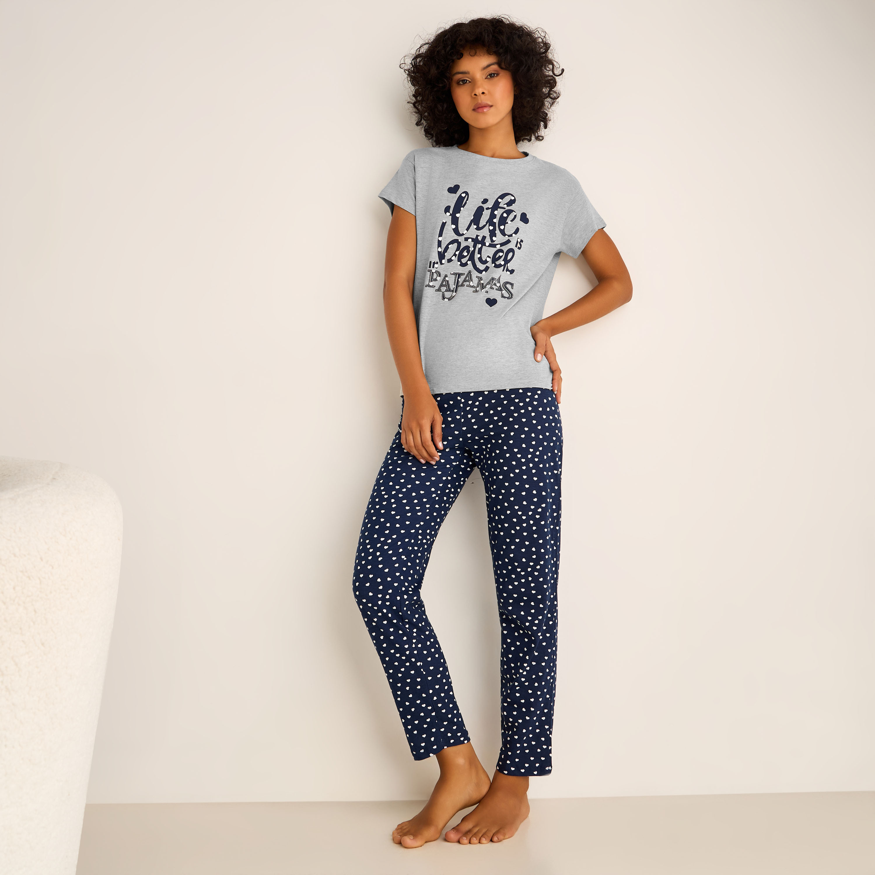 Pyjama Set Top & Trousers-women-clothing-nightwear-pyjamas-longsets-image-1