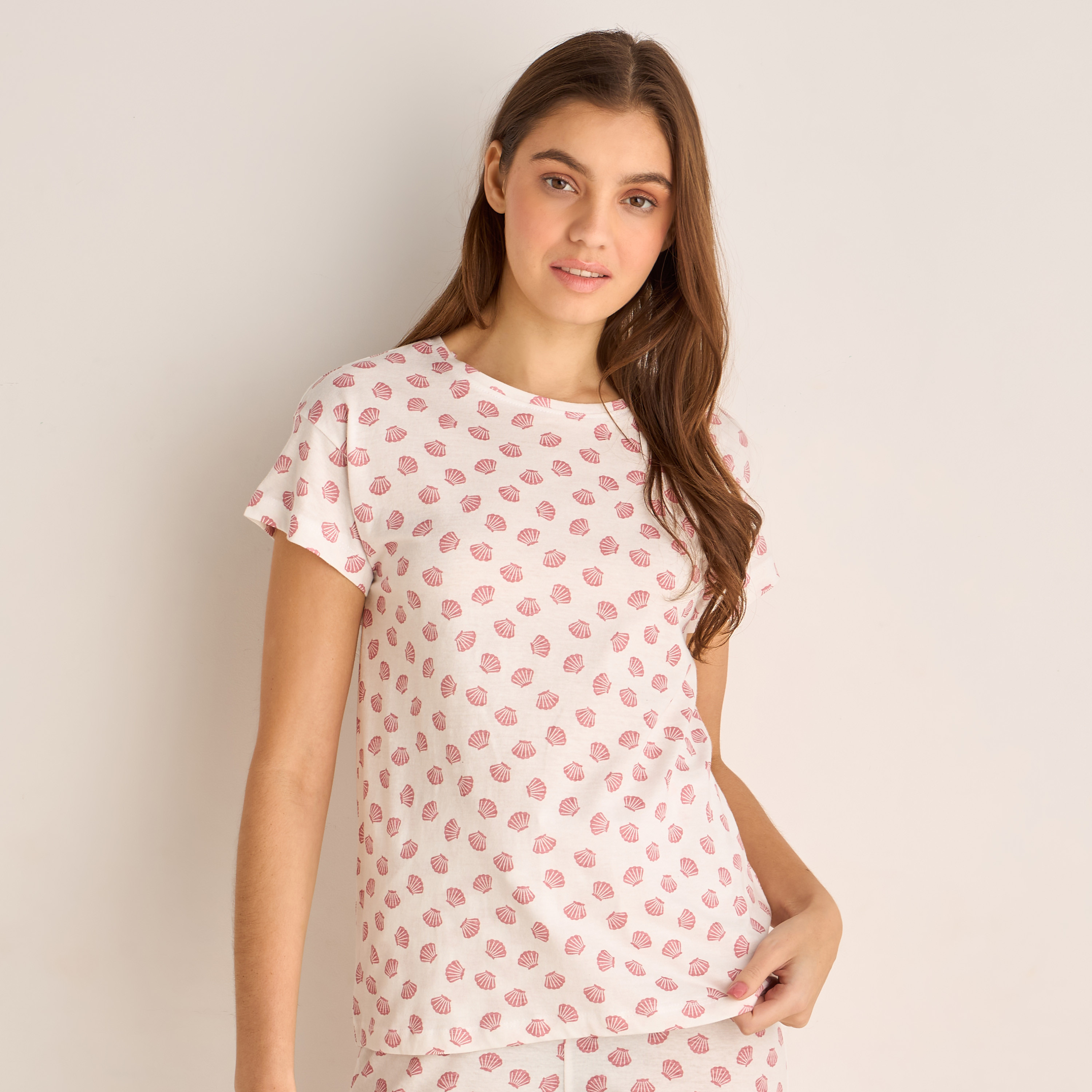 Pyjama Set Top & Trousers-women-clothing-nightwear-pyjamas-longsets-image-2