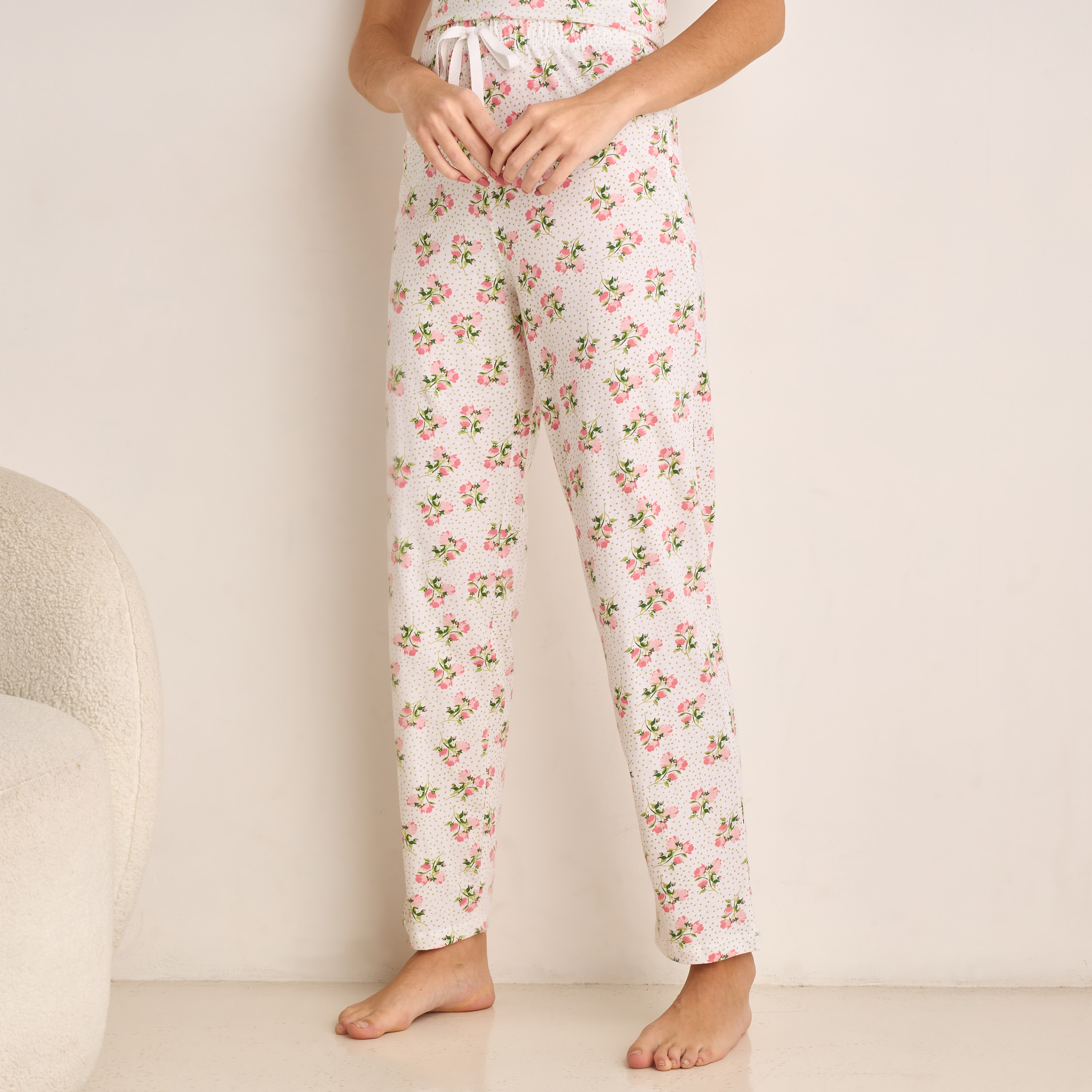 Pyjama Set Top & Trousers-women-clothing-nightwear-pyjamas-longsets-image-3
