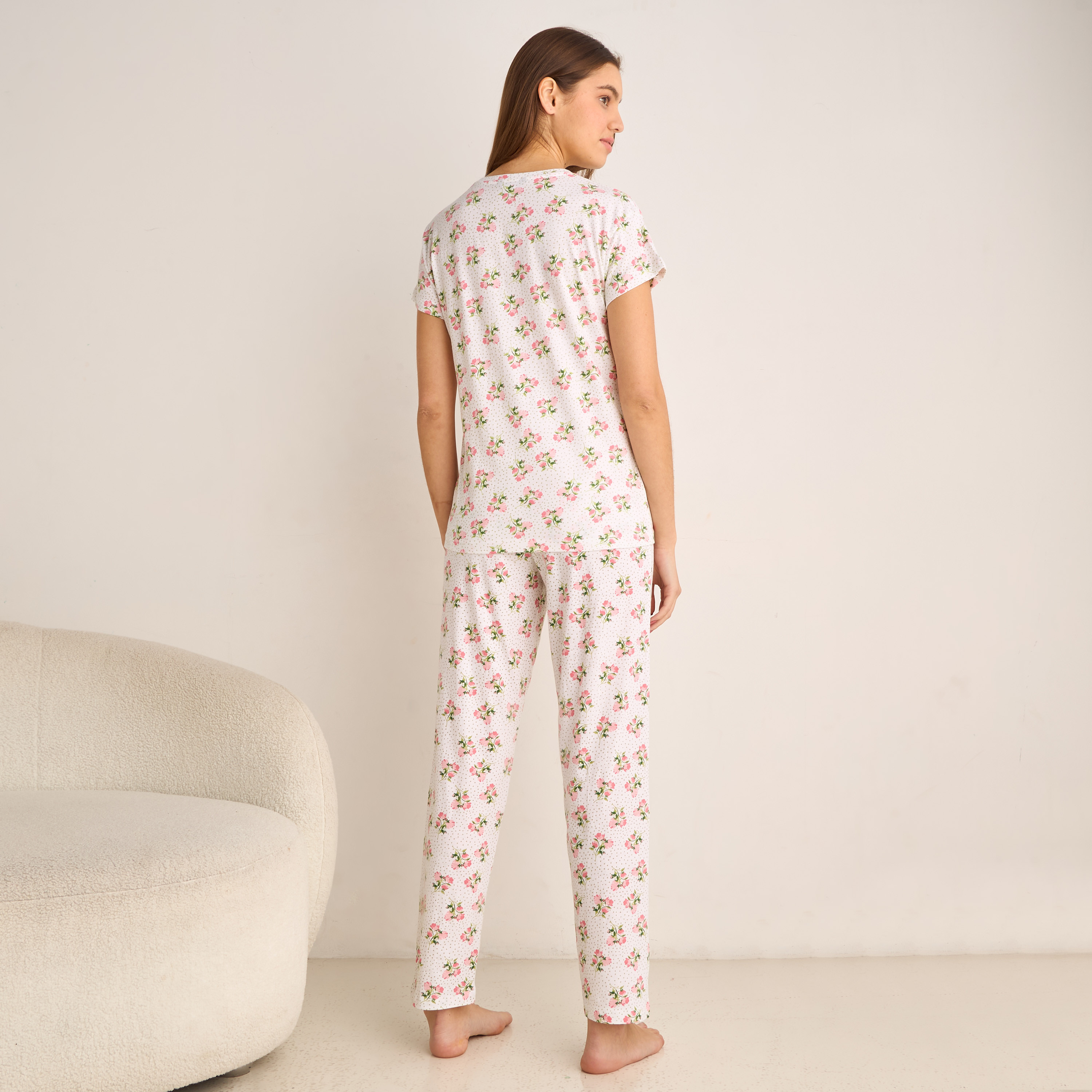Pyjama Set Top & Trousers-women-clothing-nightwear-pyjamas-longsets-image-4
