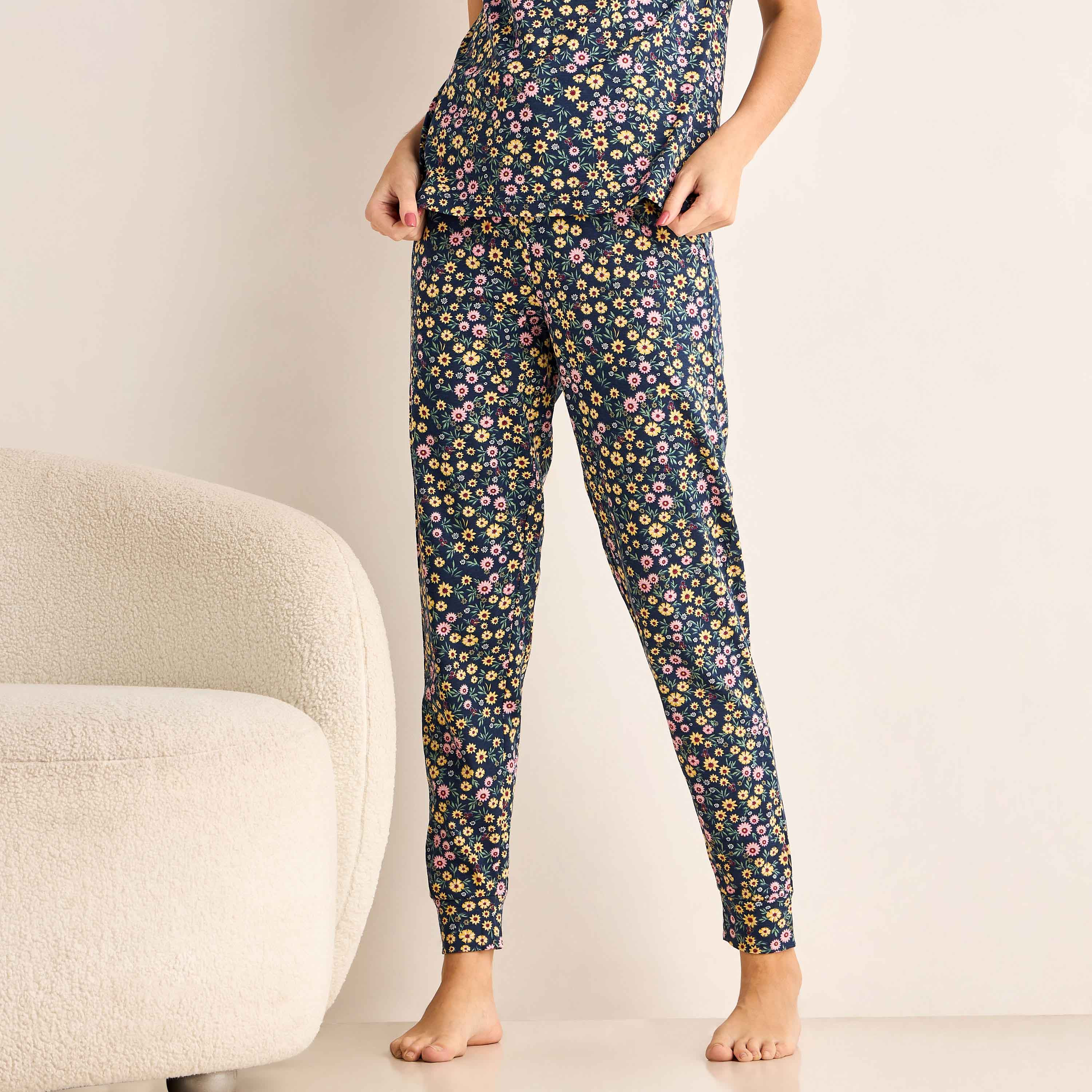 Pyjama Set Printed T-shirt & Pyjama-women-clothing-nightwear-pyjamas-longsets-image-3