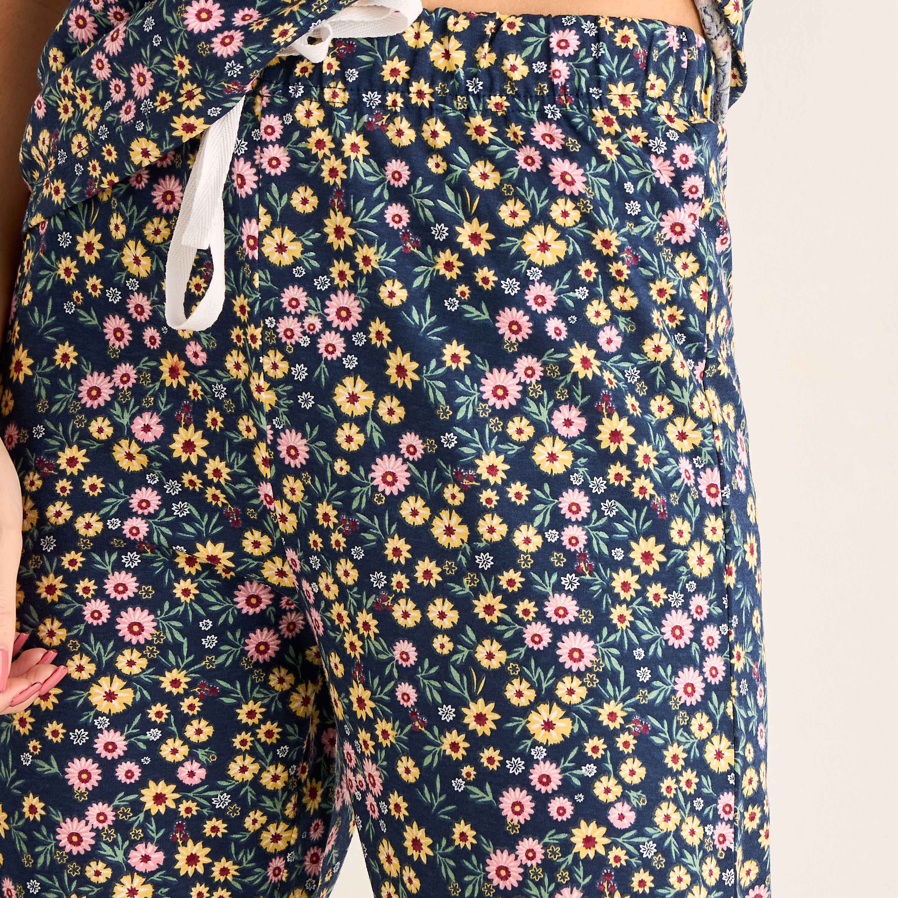 Pyjama Set Printed T-shirt & Pyjama-women-clothing-nightwear-pyjamas-longsets-image-5