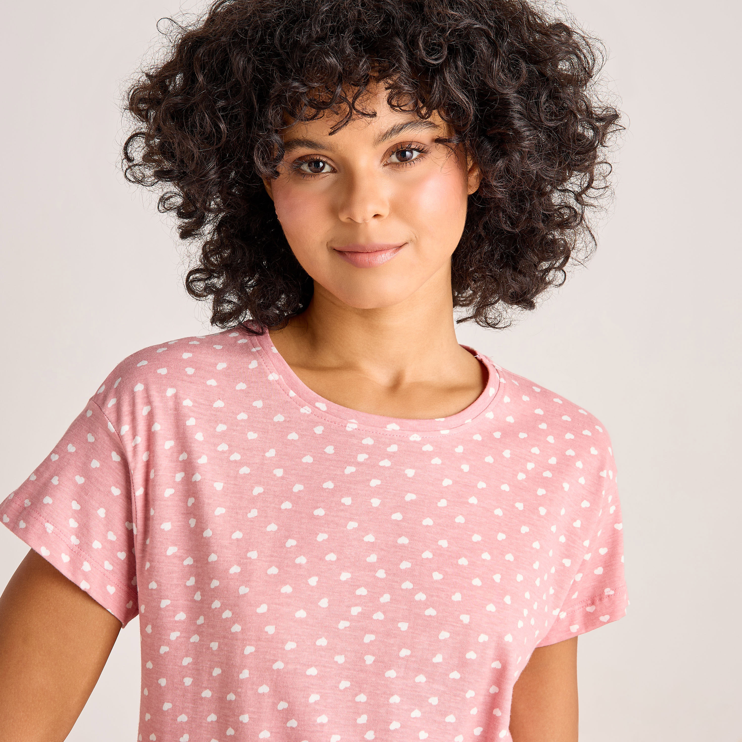 Pyjama Set Printed T-shirt & Pyjama-women-clothing-nightwear-pyjamas-longsets-image-5