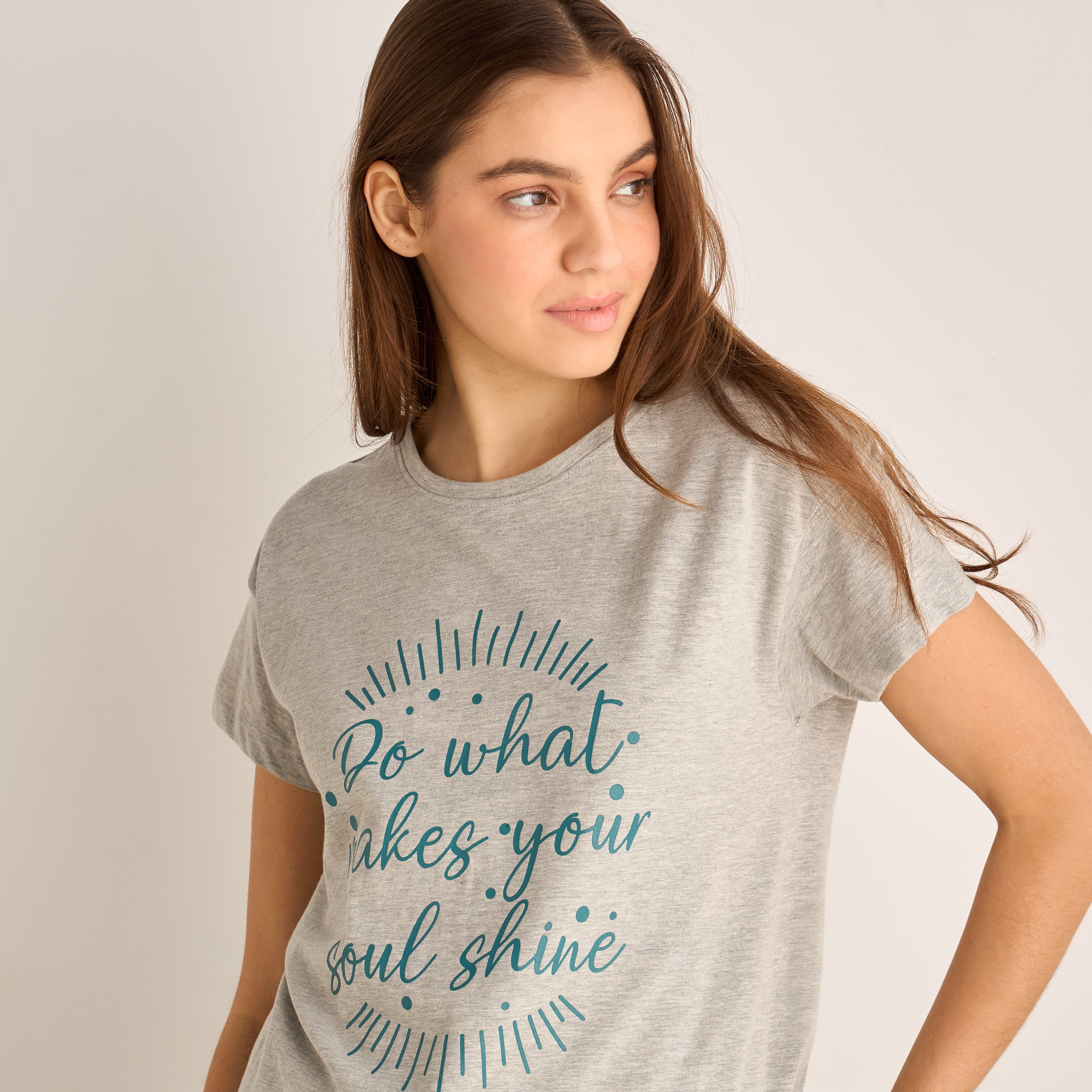 Pyjama Set Printed T-shirt & Pyjama-women-clothing-nightwear-pyjamas-longsets-image-6