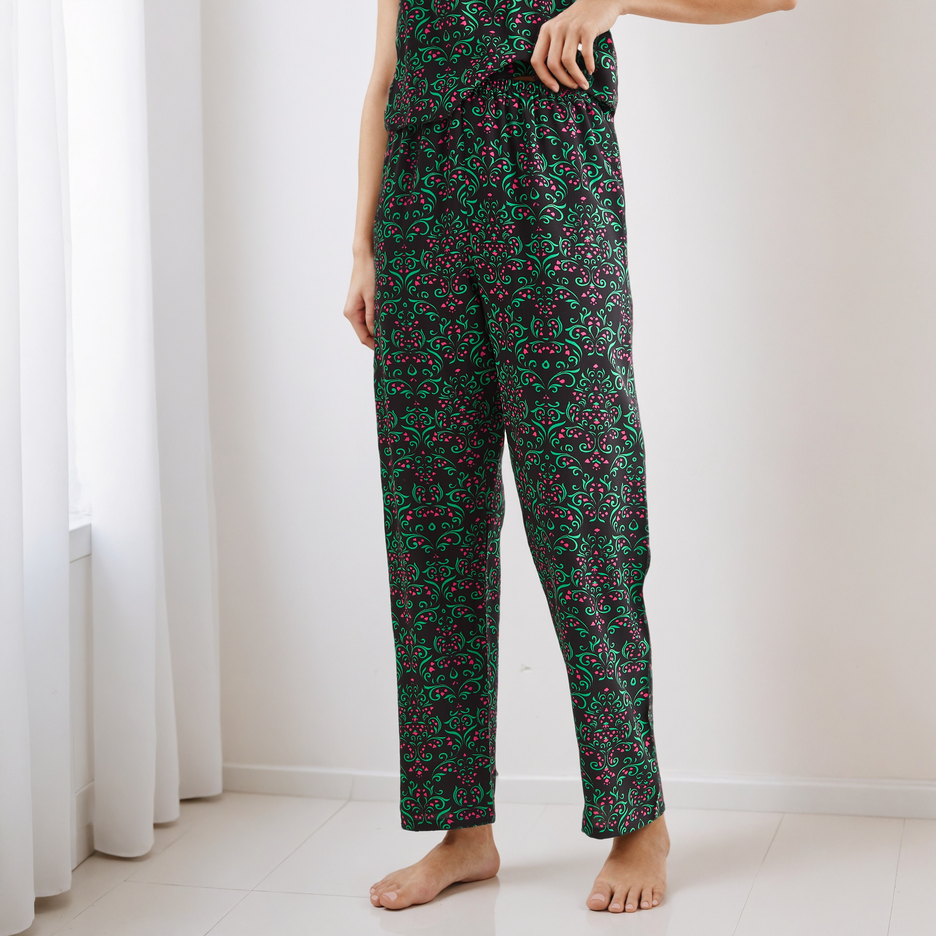 Pyjama Set Sleeveless Top & Pyjamas-women-clothing-nightwear-pyjamas-longsets-image-5