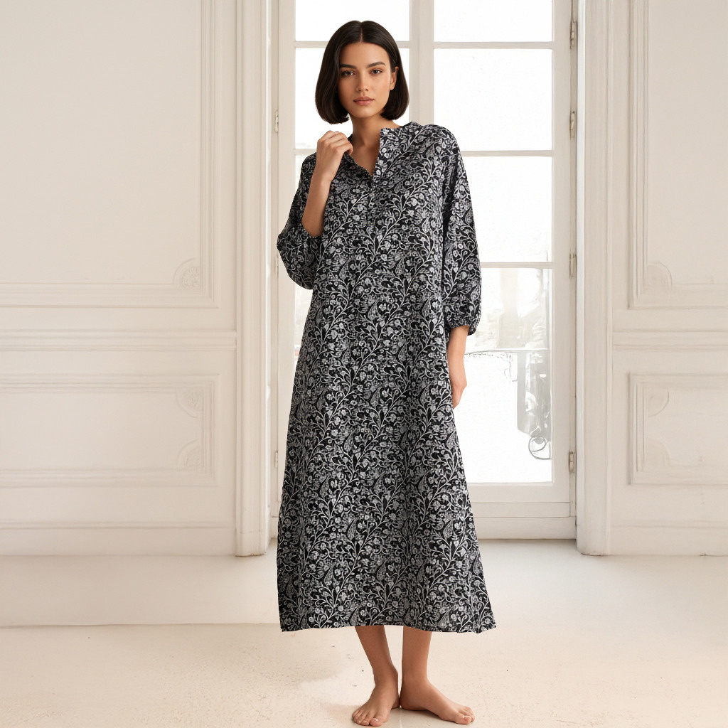 cotton night dress for women Madeline Ladies White Nightgown the Coyuchi Isla Organic Cotton Night Dress is crafted from 100% organic cotton percale thats free from synthetics and gentle on skin CHUNG Women's Cotton Nightgowns Long