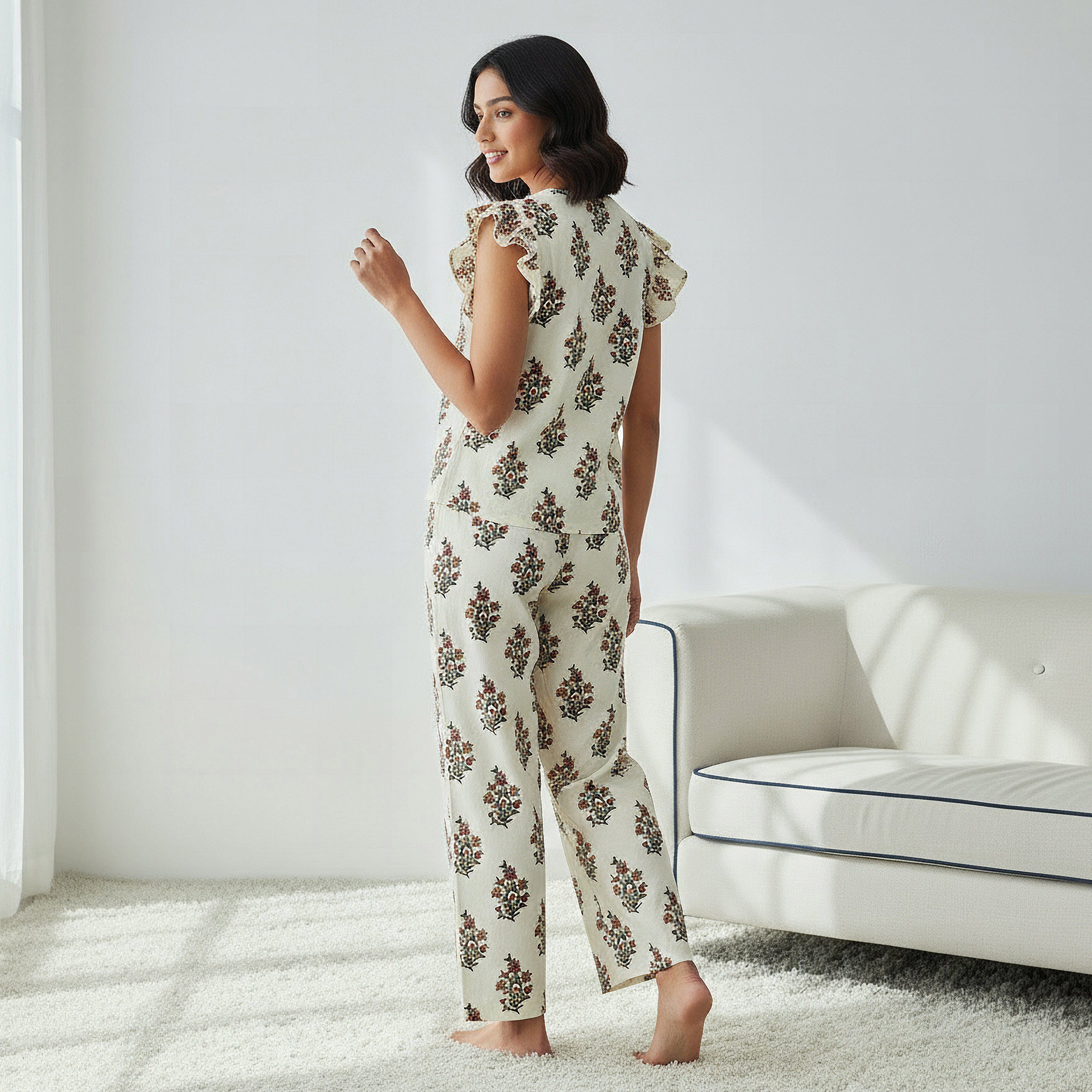 Pyjama Set Top & Pants Cotton-women-clothing-nightwear-pyjamas-longsets-image-3