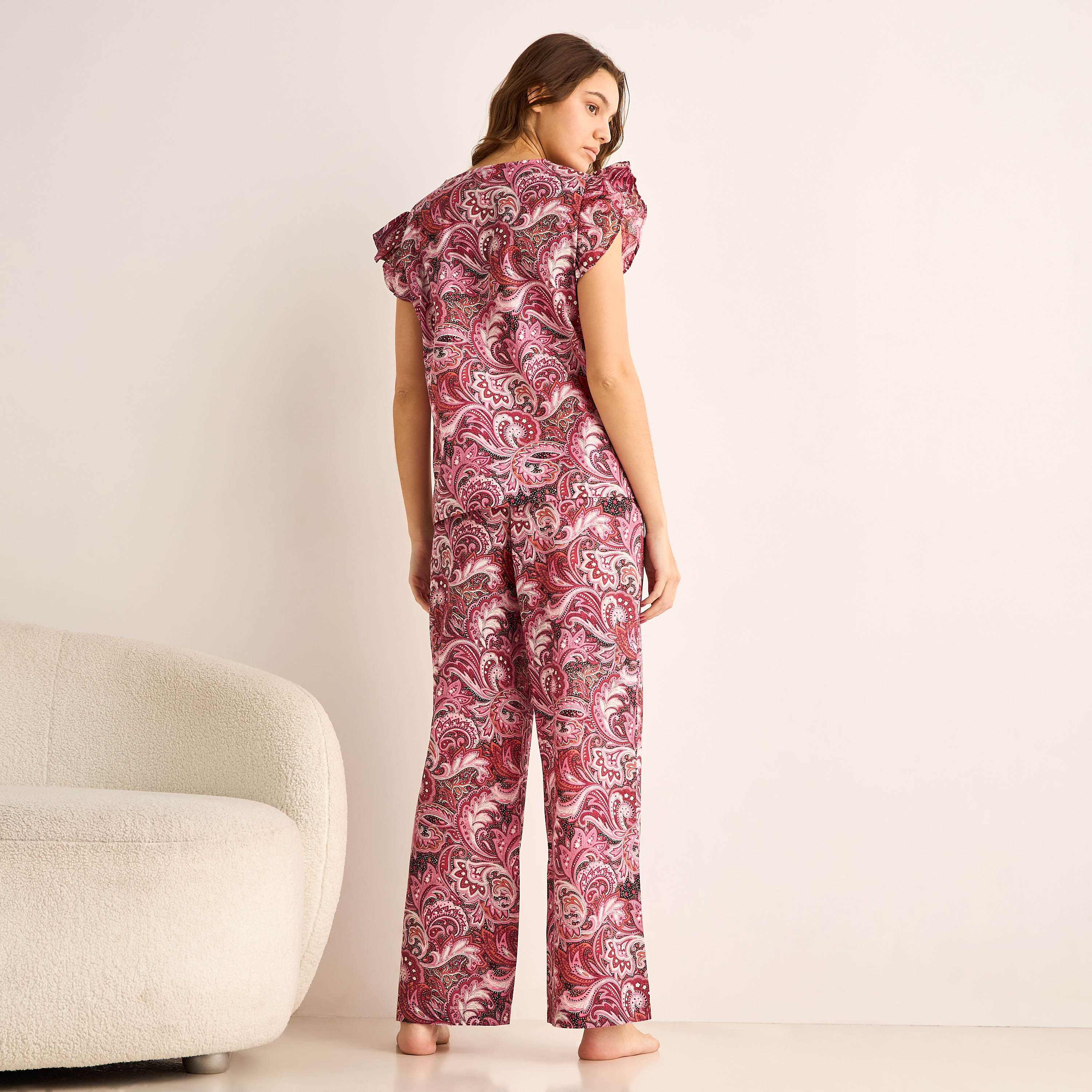 Pyjama Set Top & Pants Cotton-women-clothing-nightwear-pyjamas-longsets-image-4