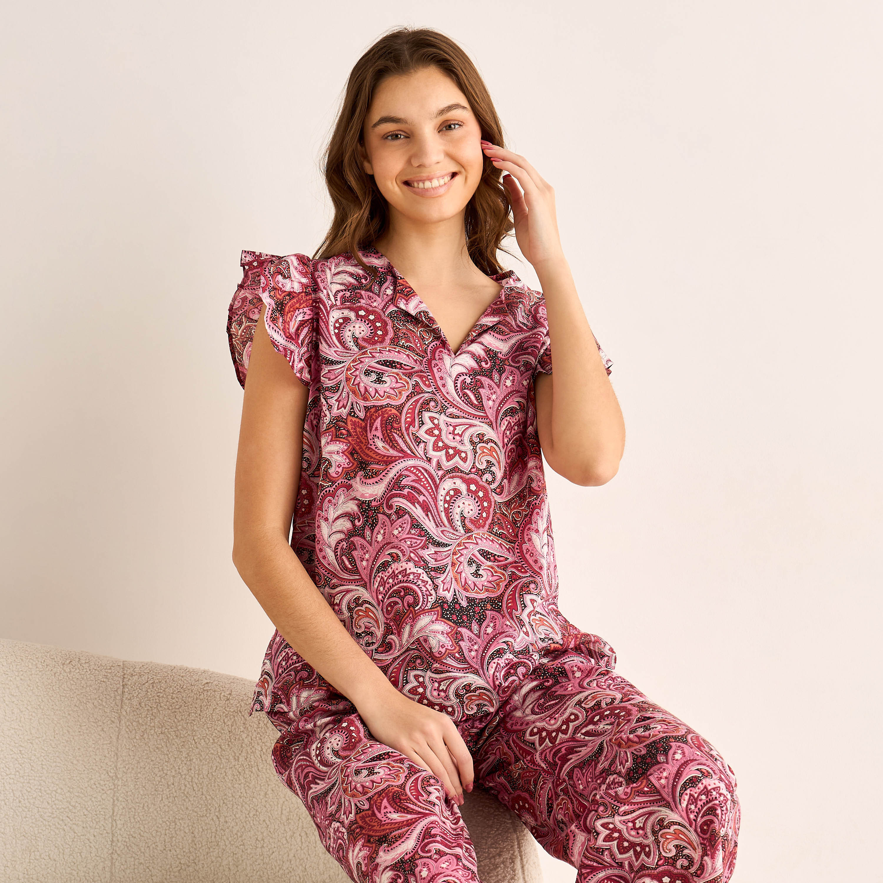 Pyjama Set Top & Pants Cotton-women-clothing-nightwear-pyjamas-longsets-image-6