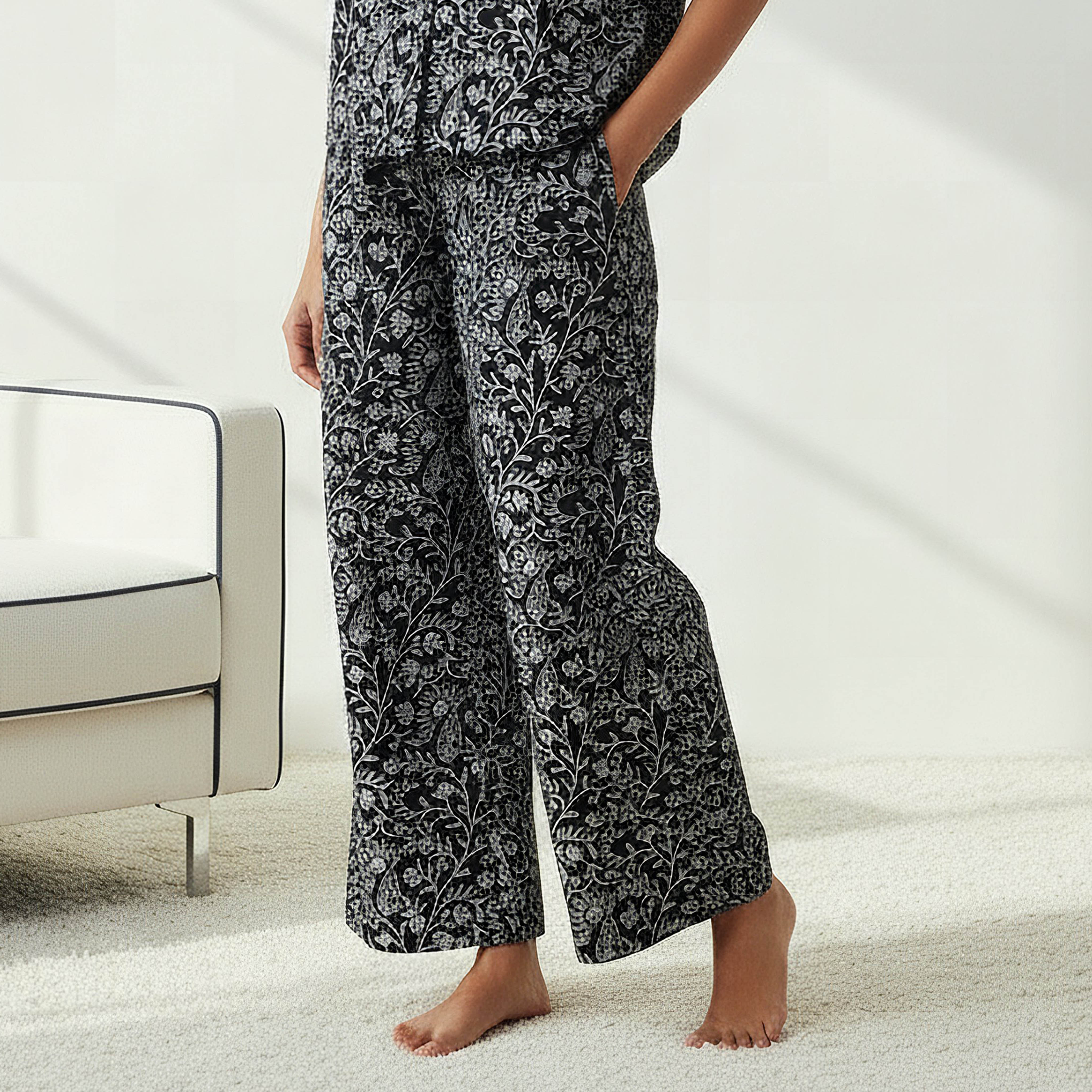 Pyjama Set Top & Pants Cotton-women-clothing-nightwear-pyjamas-longsets-image-4