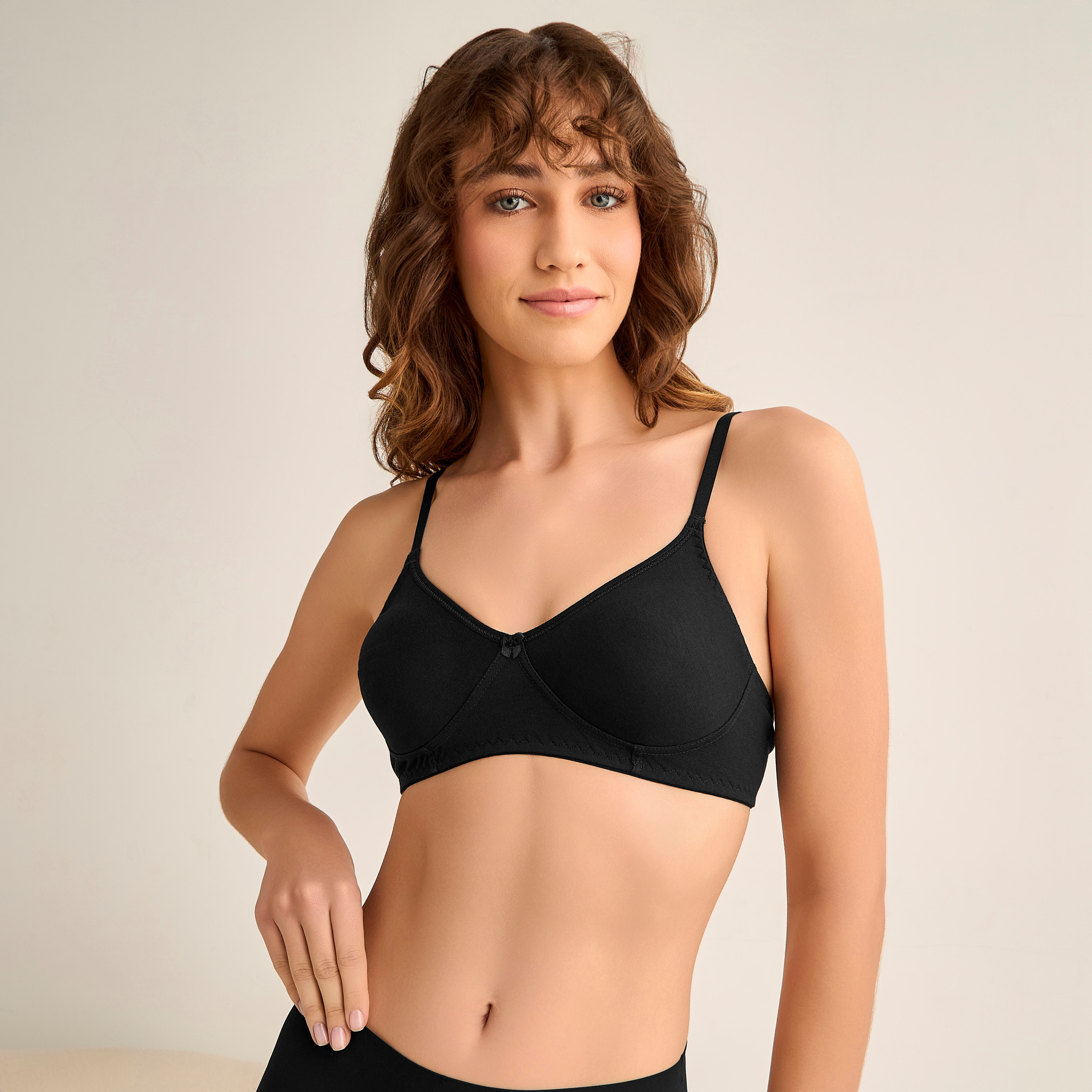 Non-Padded Non-Wired Full Coverage Bra-women-clothing-lingerie-bras-image-1
