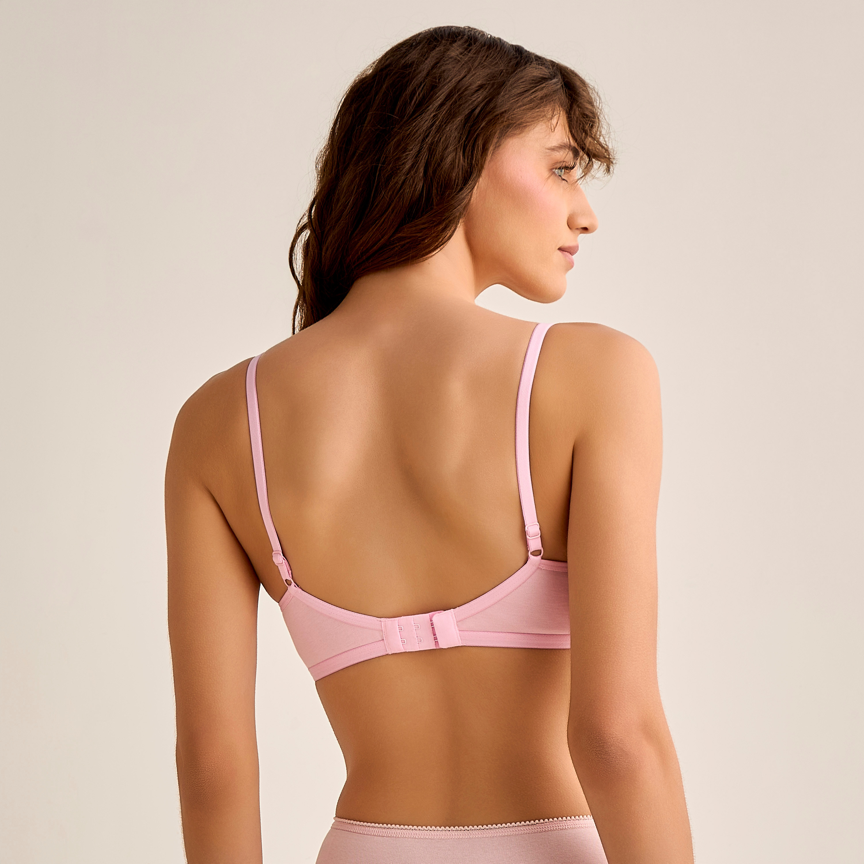 Bow Detail Non-Wired Non-Padded Bra-women-clothing-lingerie-bras-image-2