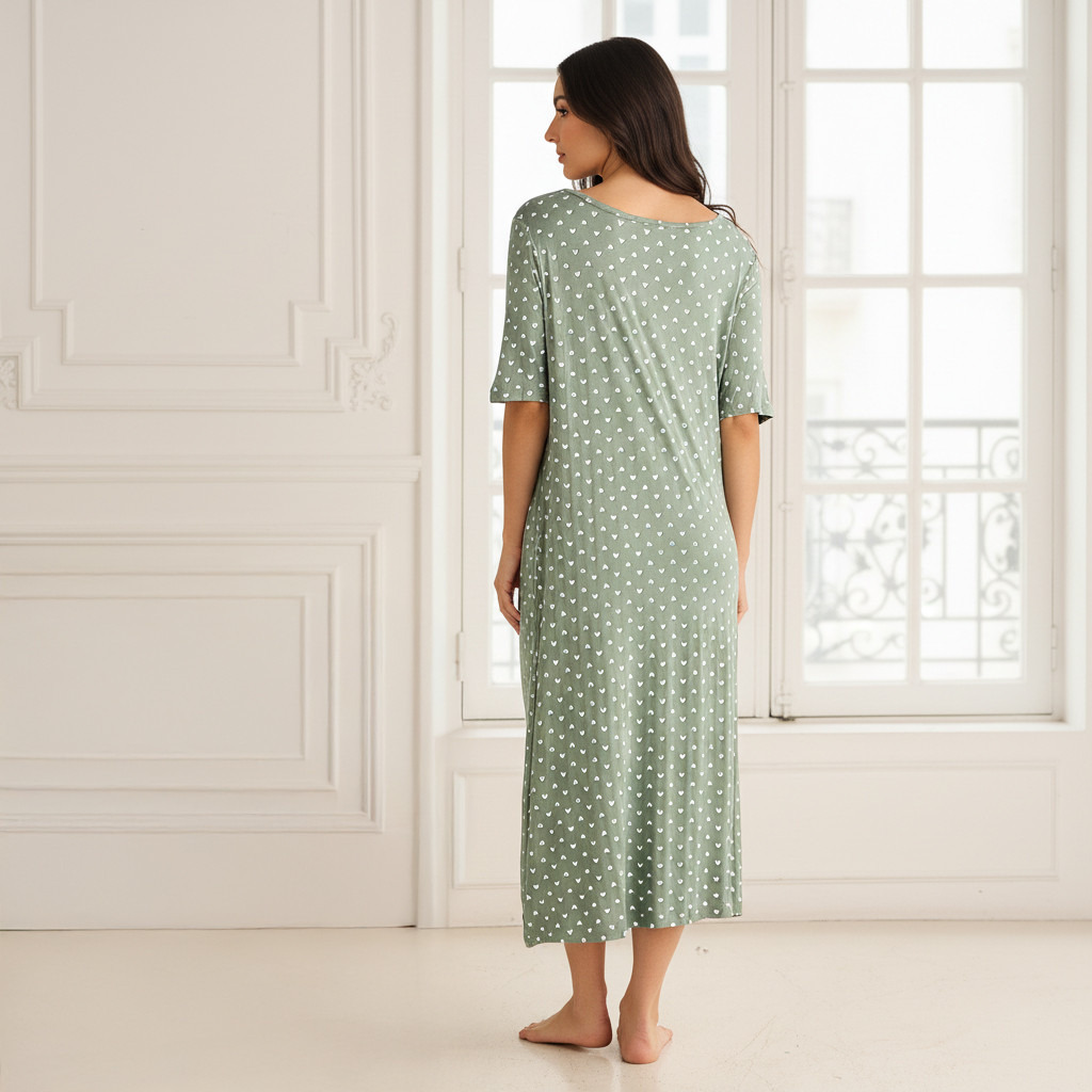 Maternity Night Dress with Print-women-clothing-nightwear-nighties-image-2