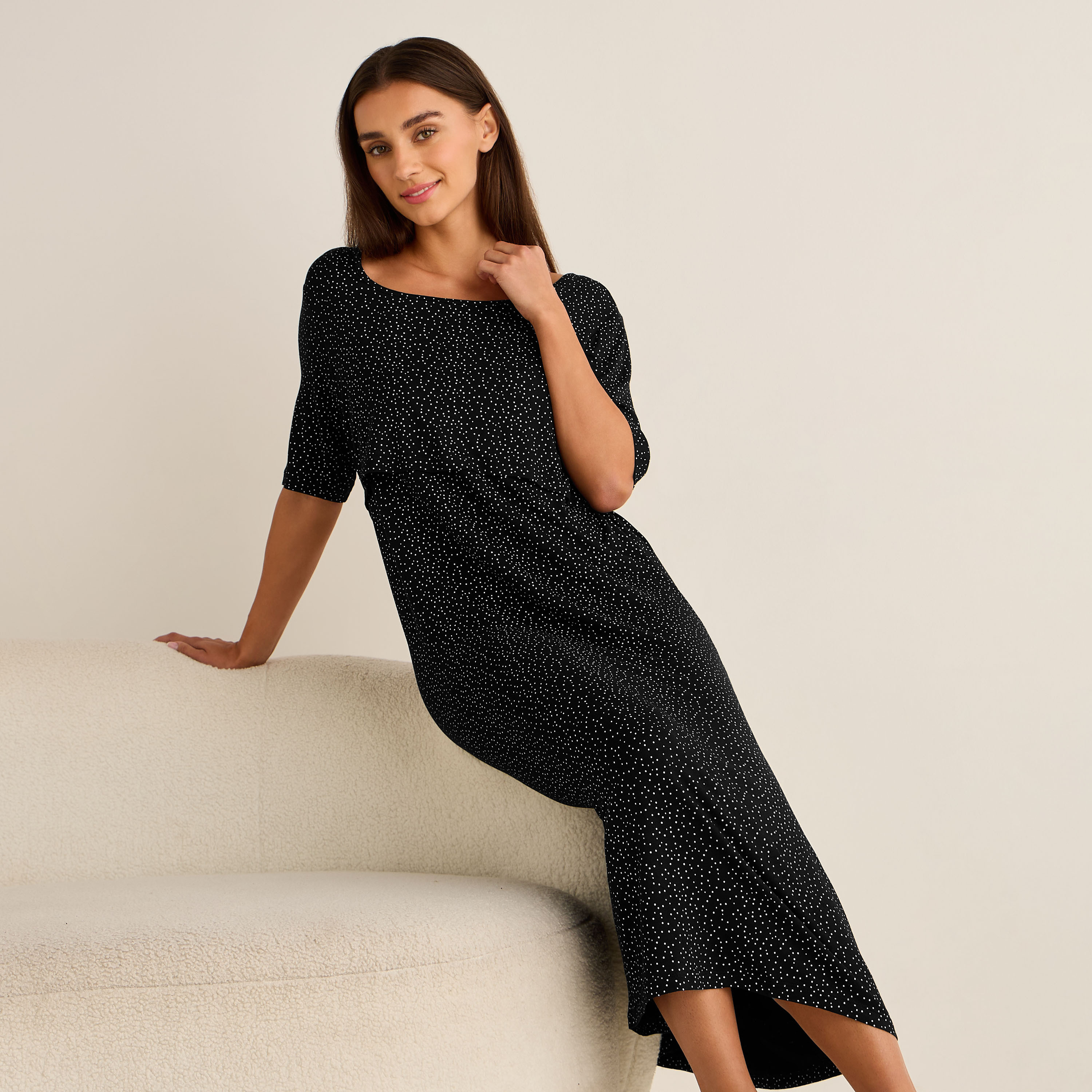 Maternity Night Dress with Print-women-clothing-nightwear-nighties-image-5