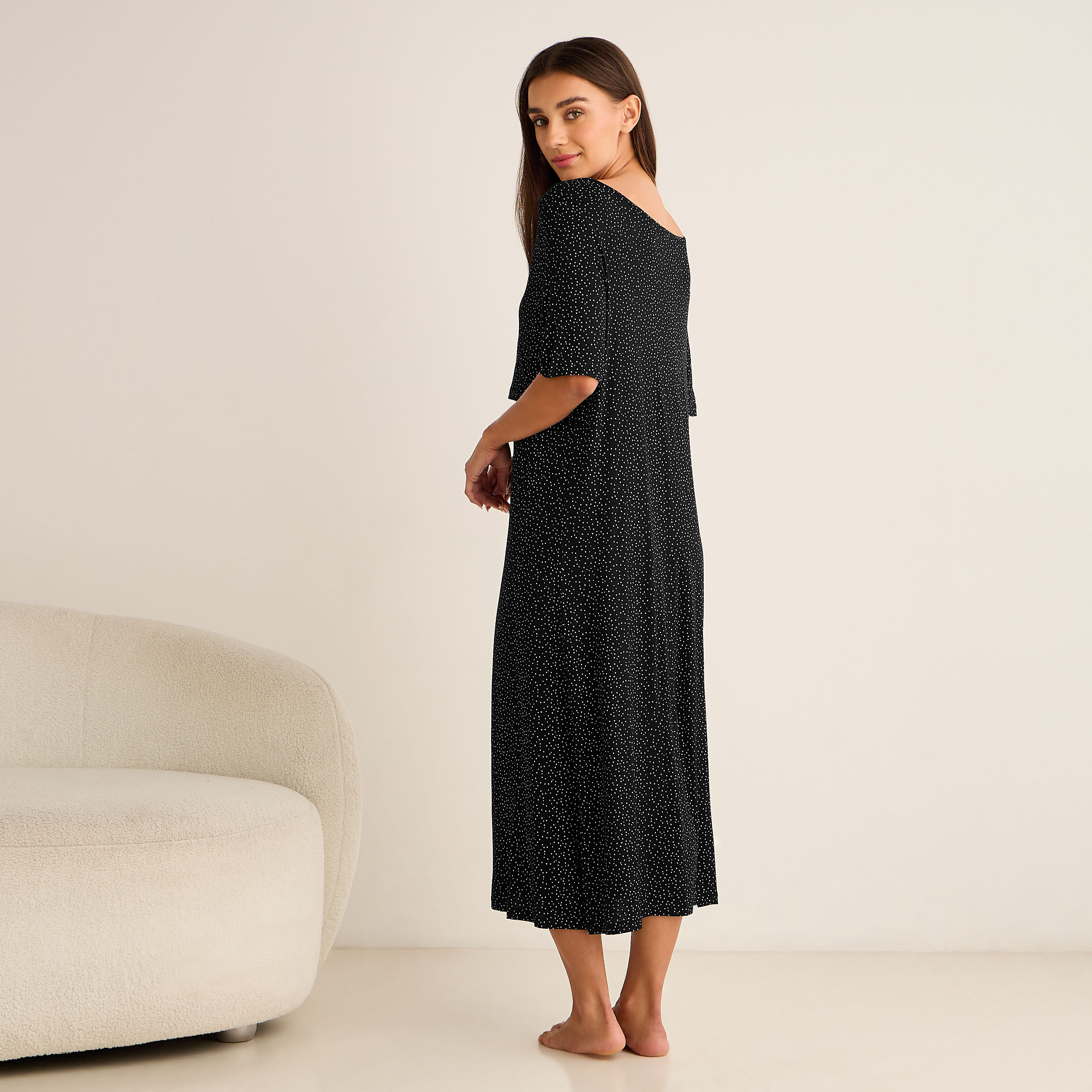 Maternity Night Dress with Print-women-clothing-nightwear-nighties-image-2