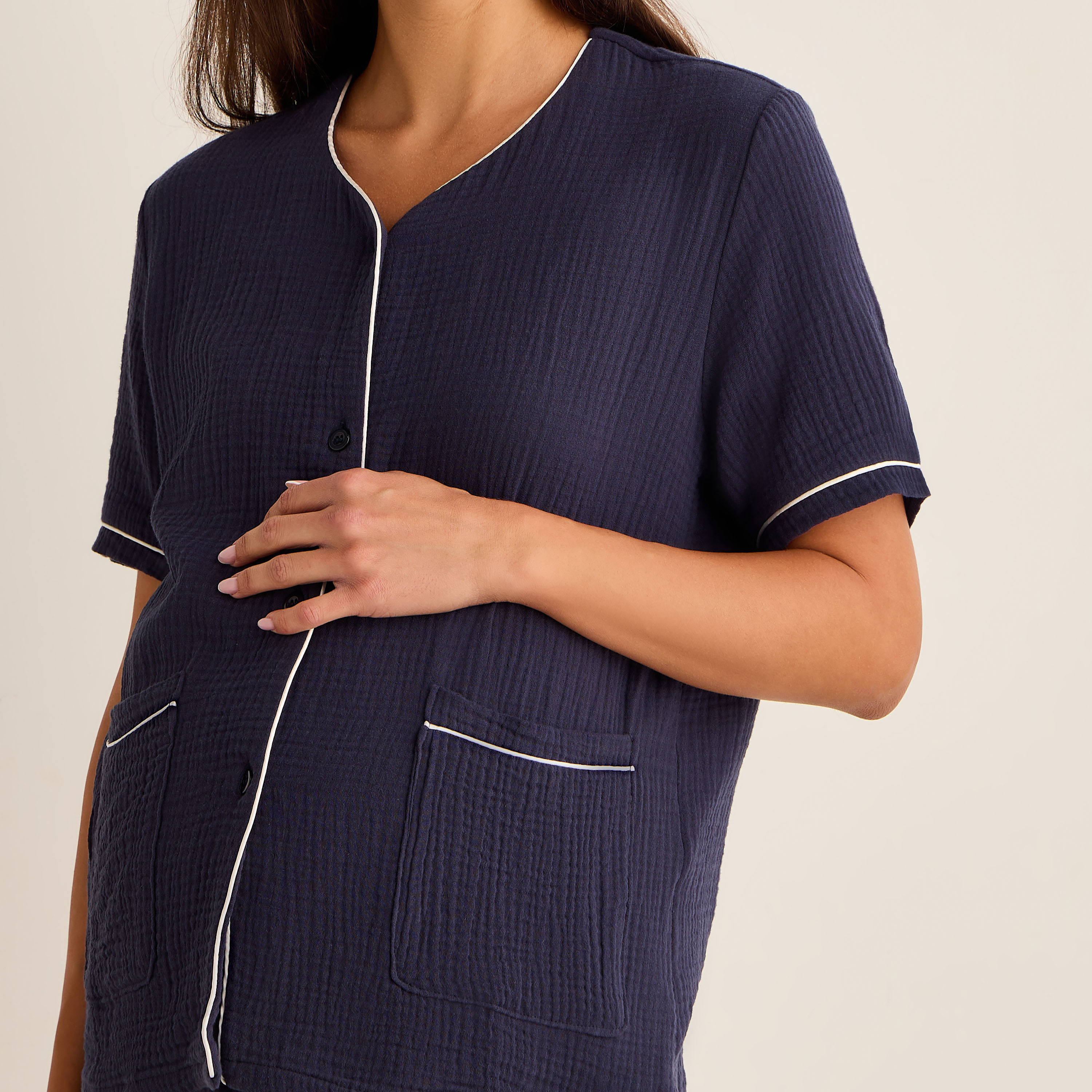 Maternity Pyjama Set Shirt & Pants Cotton-women-clothing-nightwear-pyjamas-longsets-image-5