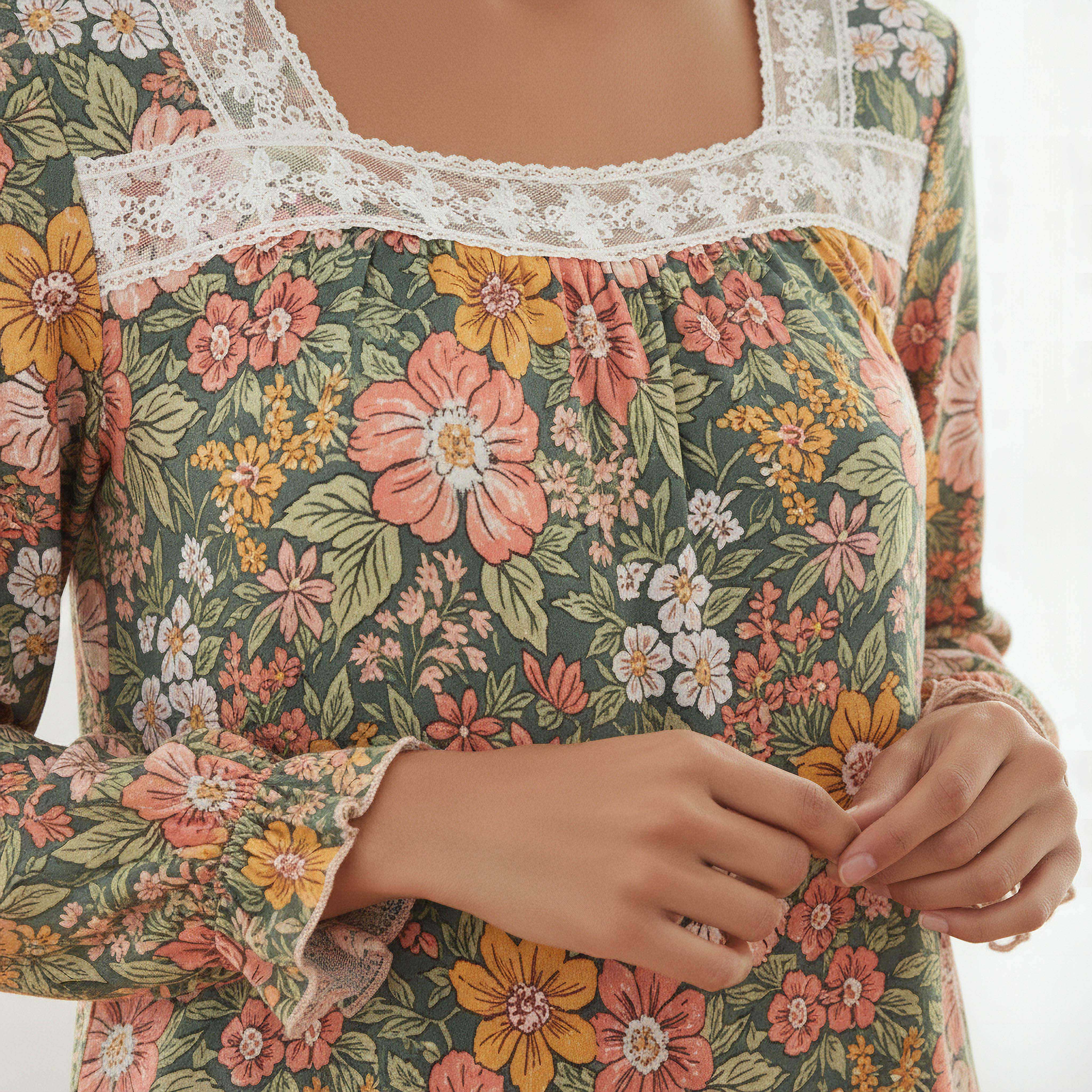 Pyjama Set Top & Trousers-women-clothing-nightwear-pyjamas-longsets-image-5