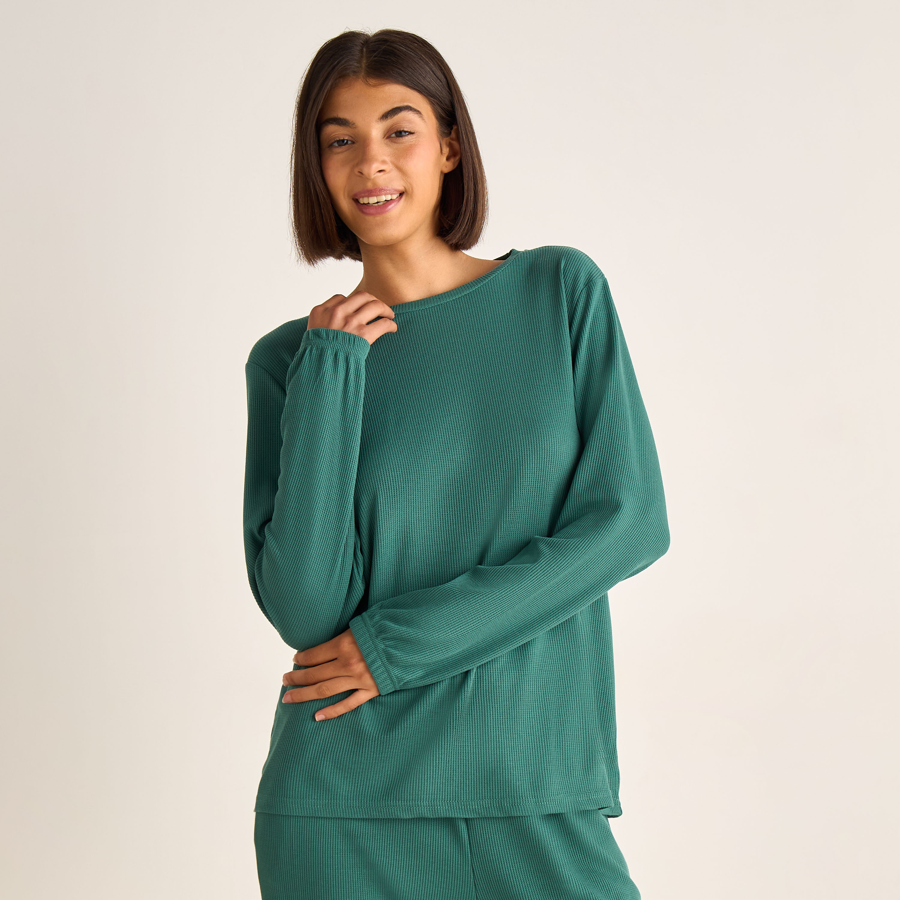 Pyjama Set Top & Pants-women-clothing-nightwear-pyjamas-longsets-image-2