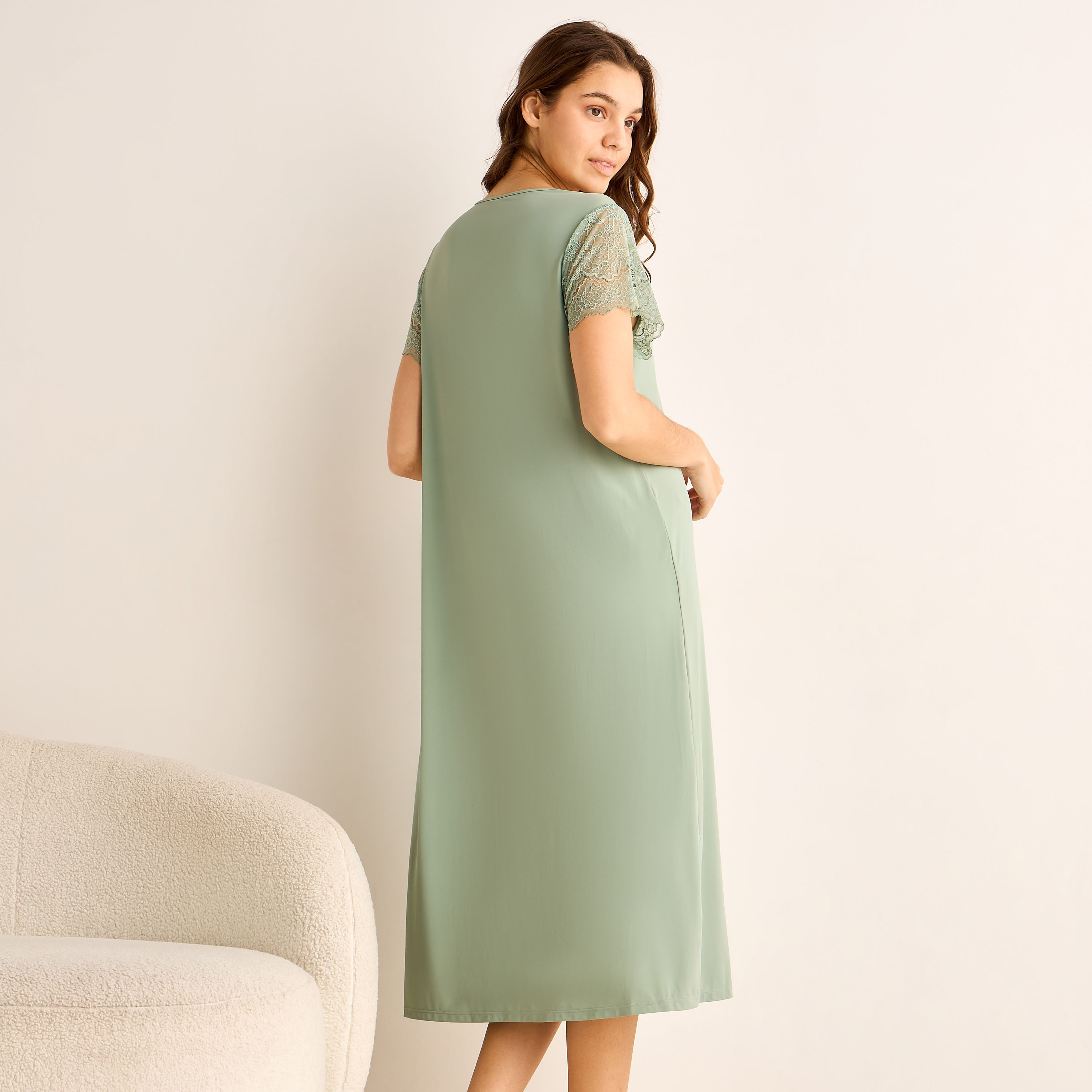 Midi Night Dress Lace Sleeves-PROMO_SP_AE_2FOR99_110625-image-3