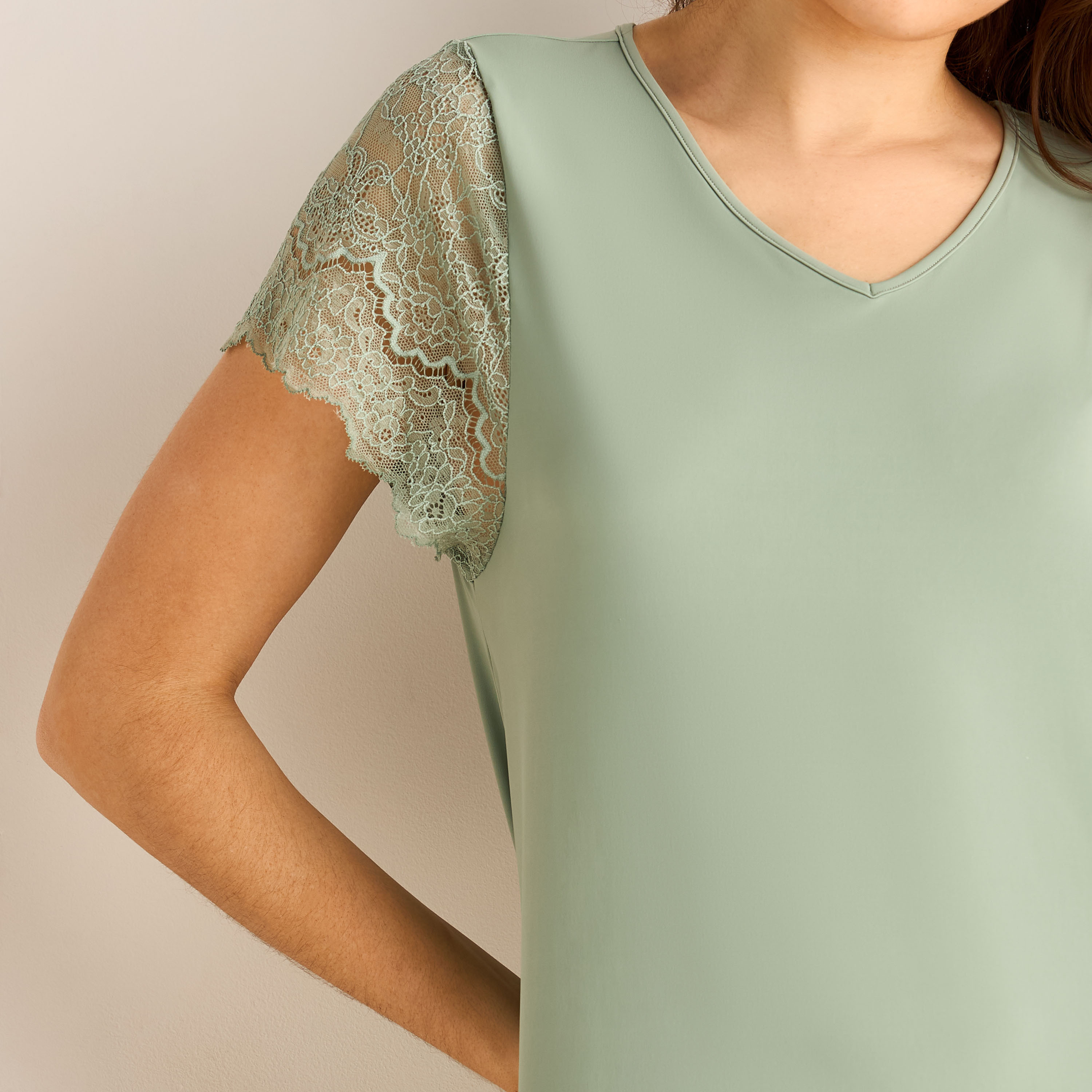 Midi Night Dress Lace Sleeves-PROMO_SP_AE_2FOR99_110625-image-4