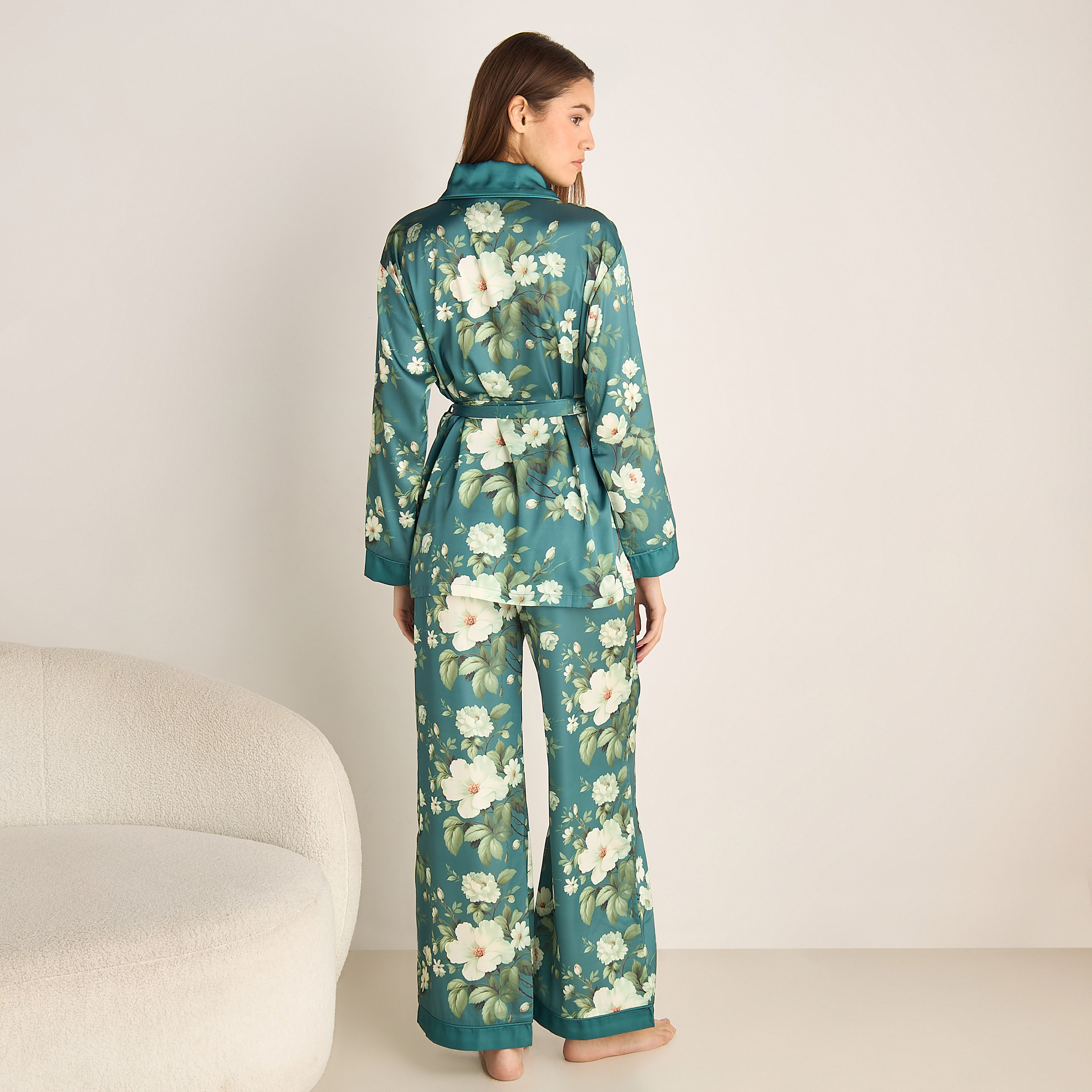 Floral Print Pyjama Set-women-clothing-nightwear-pyjamas-longsets-image-3