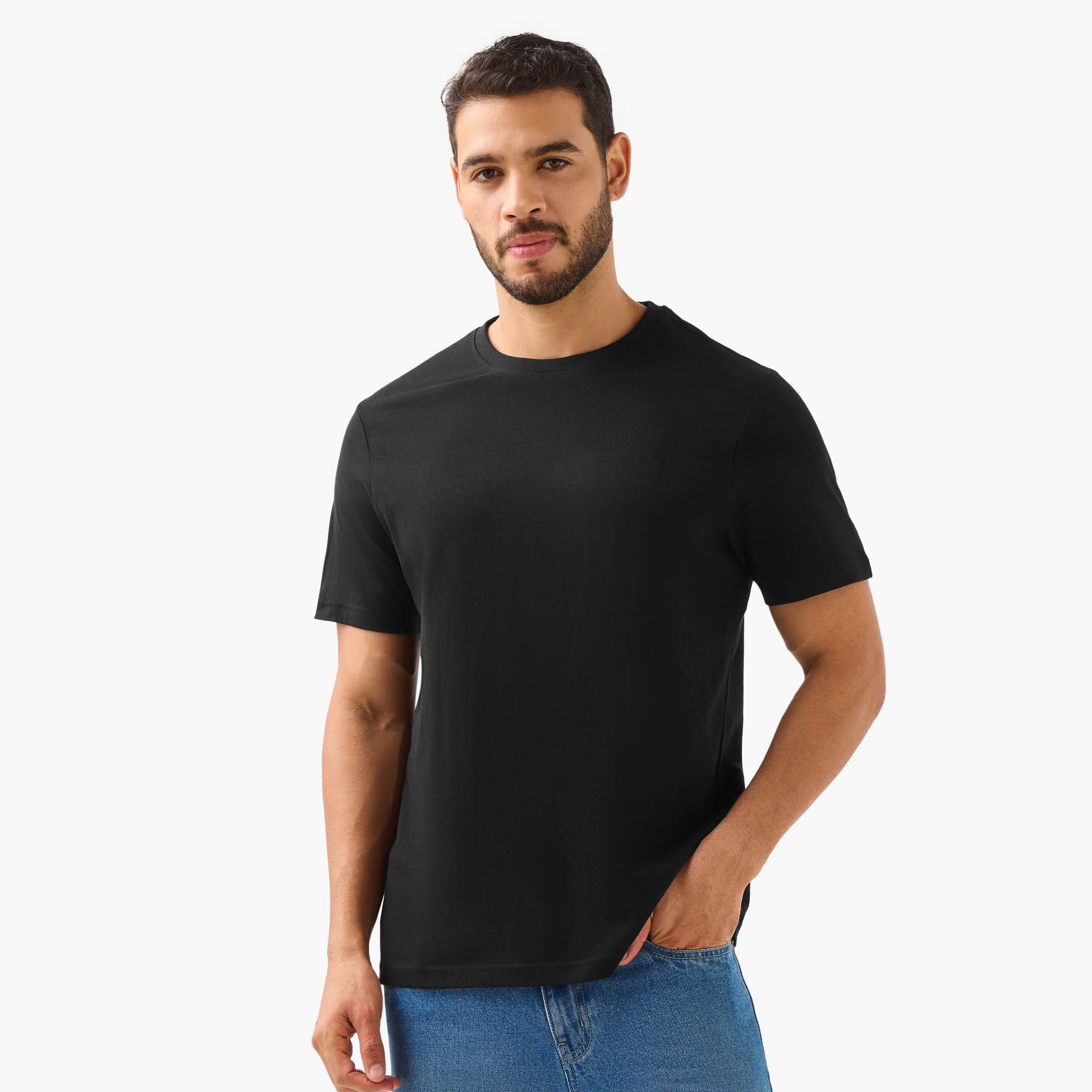 Men Crew Neck Short Sleeves T-shirt - Set of 2-men-clothing-tshirtsandpolos-tshirts-image-2