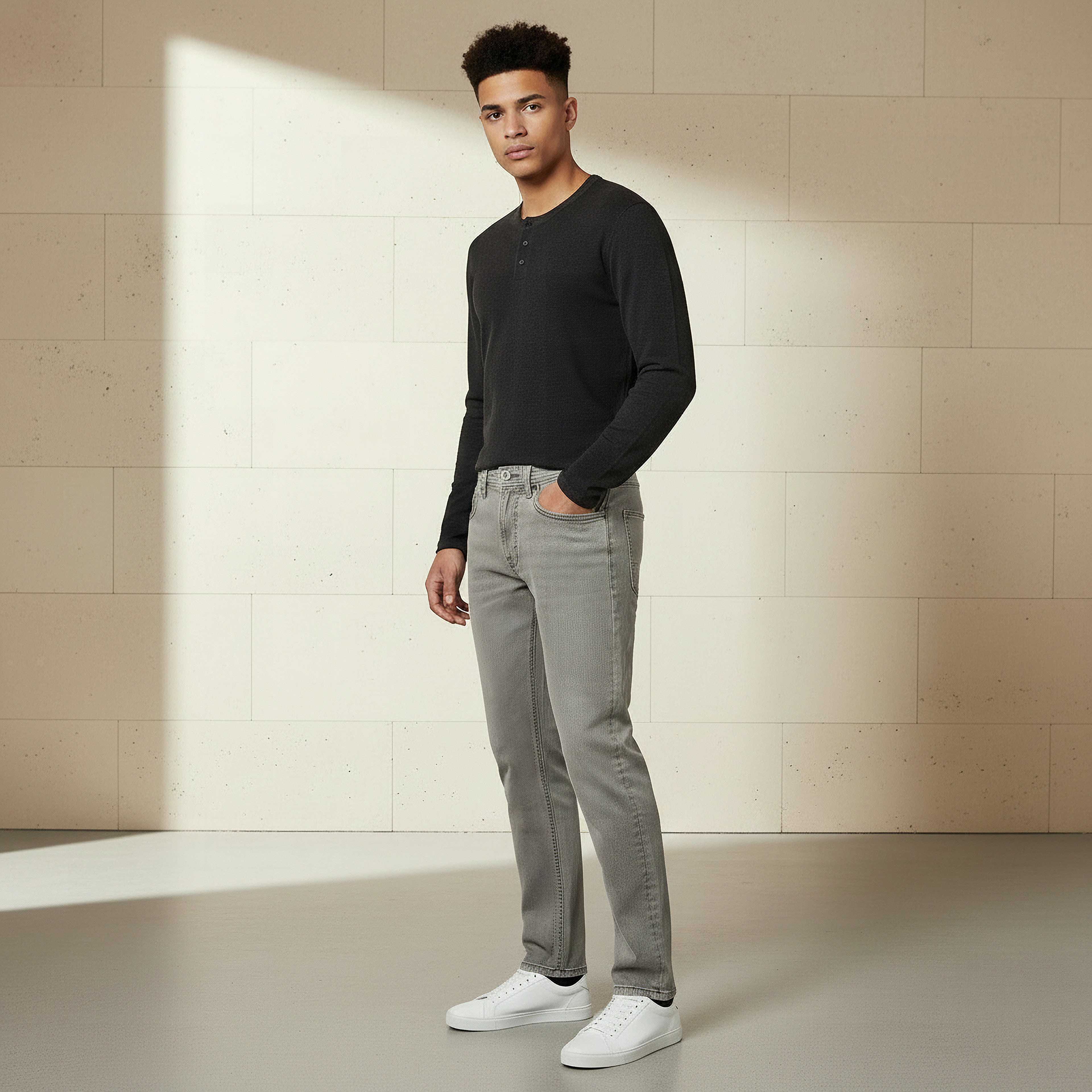 Men Skinny Fit Flexi Waist Pocket Jeans-men-clothing-bottoms-jeans-image-5
