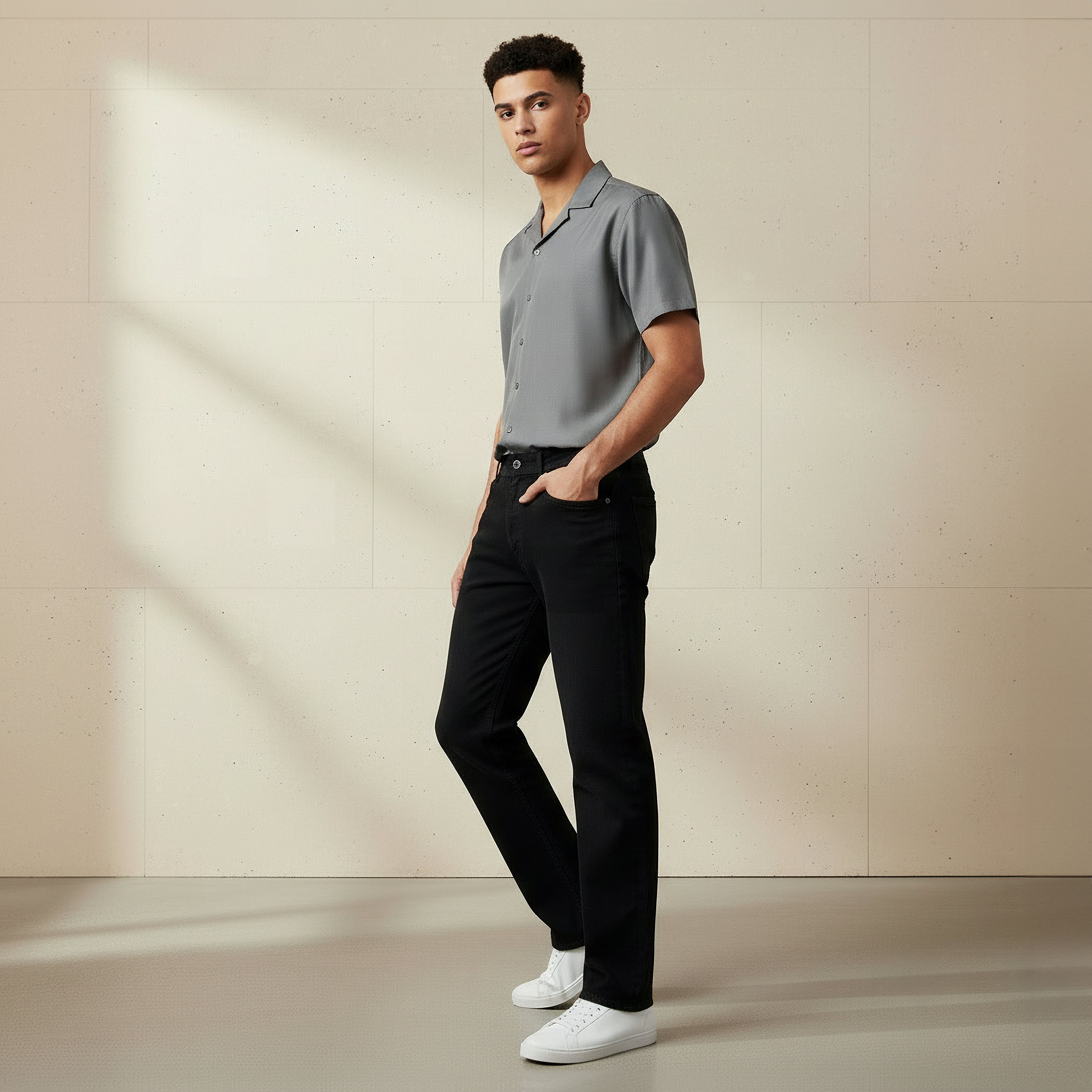 Men Straight Fit Mid-Rise Jeans-men-clothing-bottoms-jeans-image-2