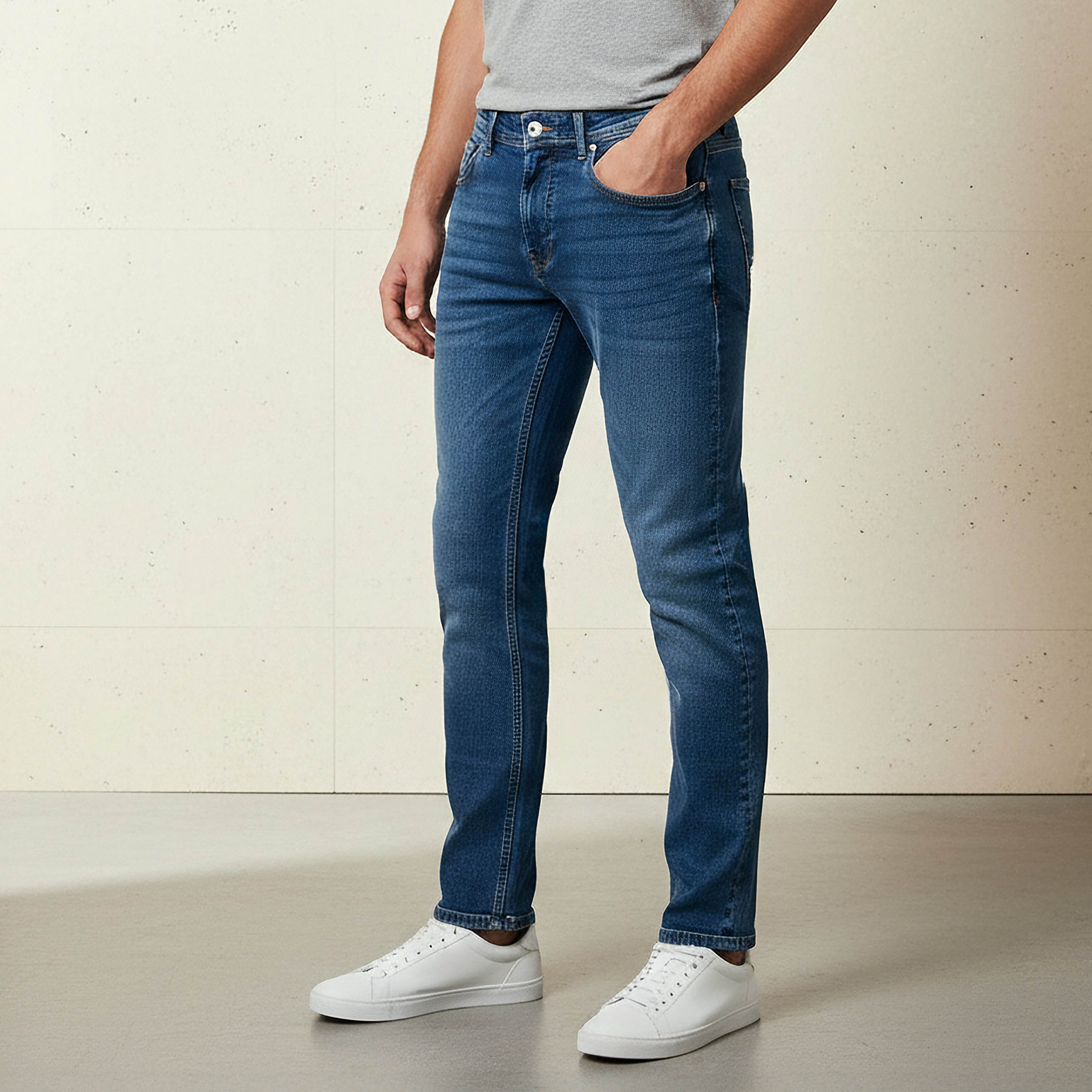 Men Slim Fit Mid-Rise Jeans-men-clothing-bottoms-jeans-image-1