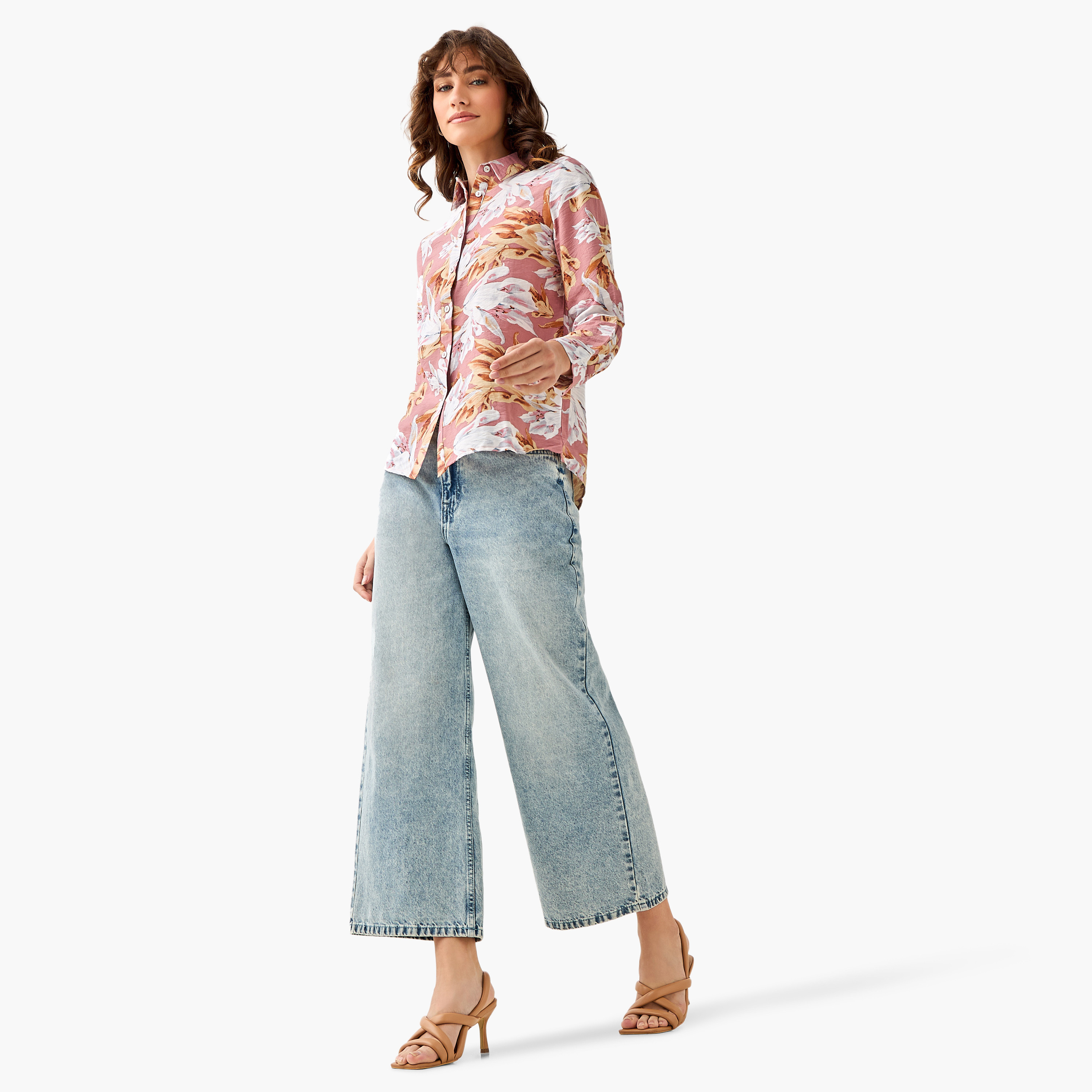 Viscose Shirt with Floral Print-women-clothing-shirtsandblouses-shirts-image-4