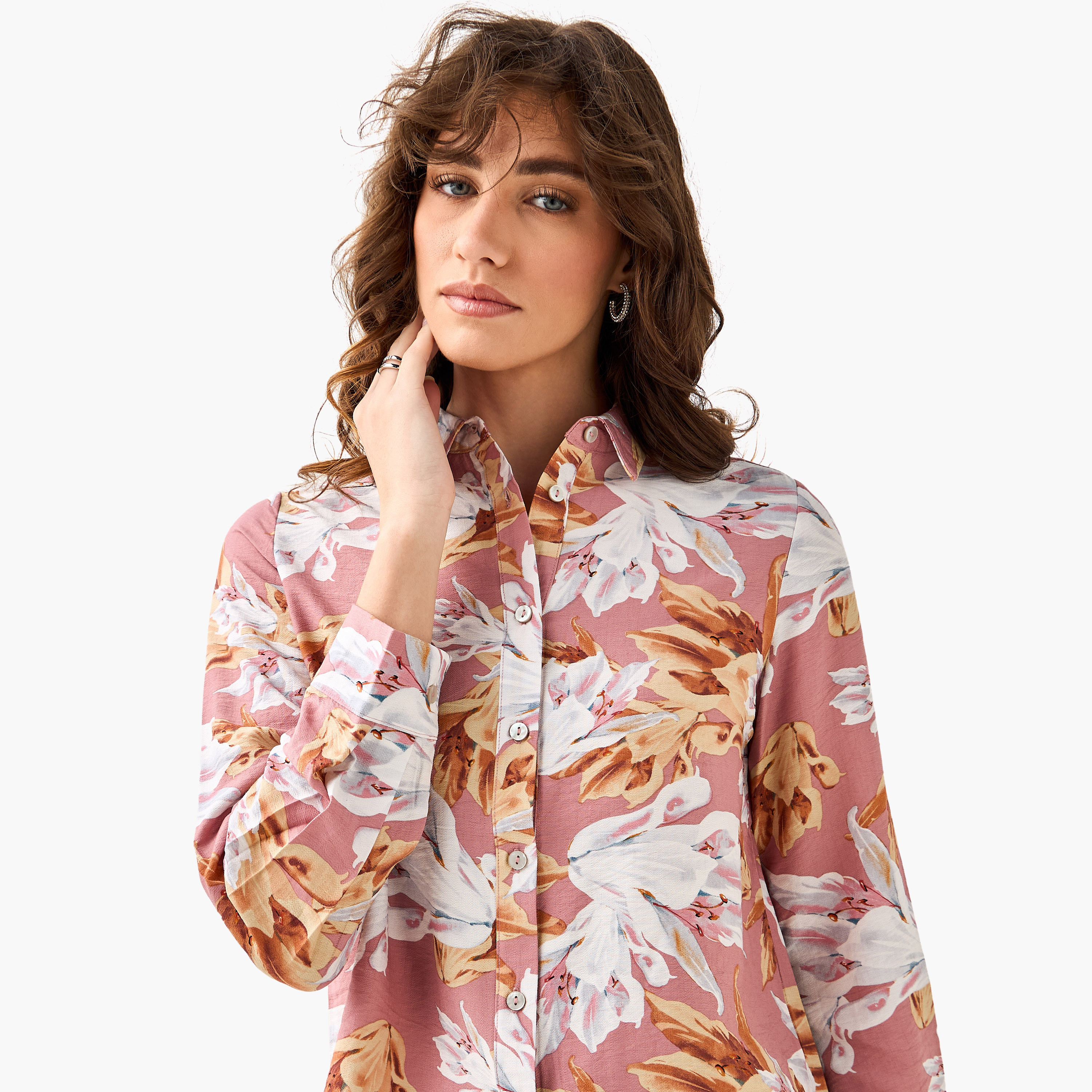 Viscose Shirt with Floral Print-women-clothing-shirtsandblouses-shirts-image-7
