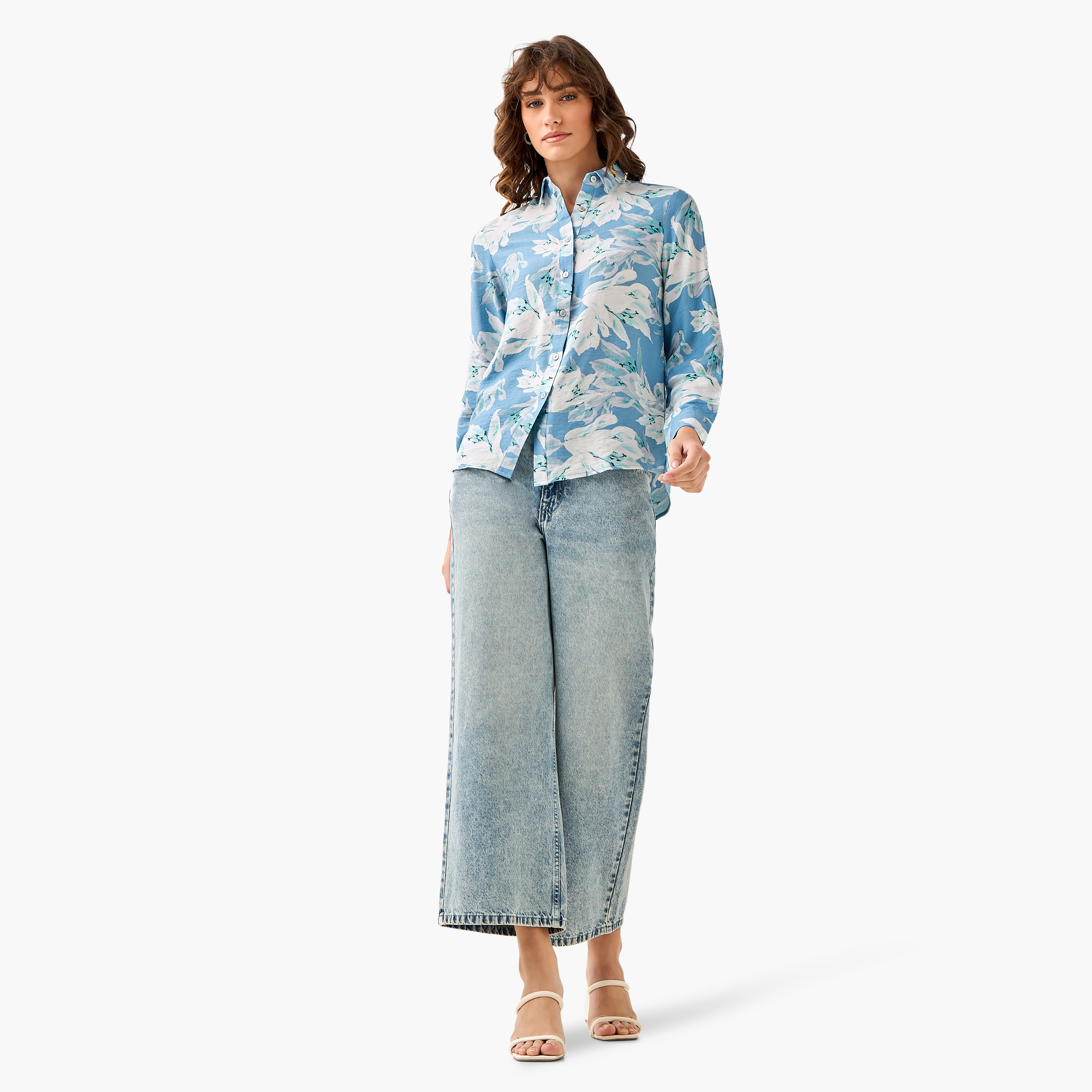 Viscose Shirt with Floral Print-women-clothing-shirtsandblouses-shirts-image-3