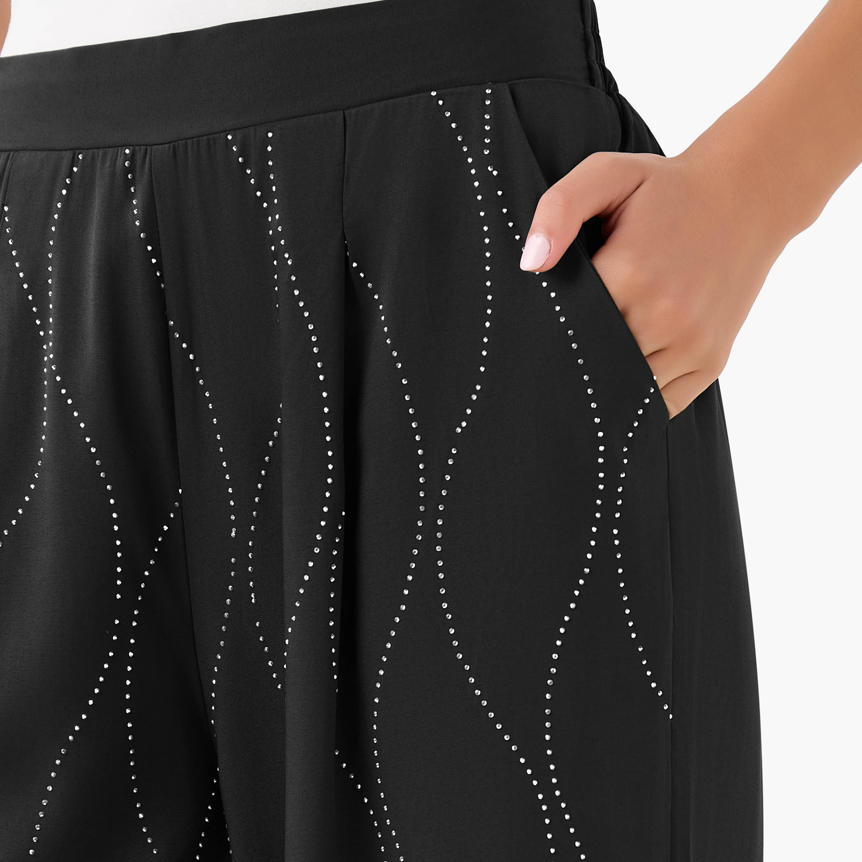 Wide-Leg Embellished Trousers-women-clothing-coordsets-image-5